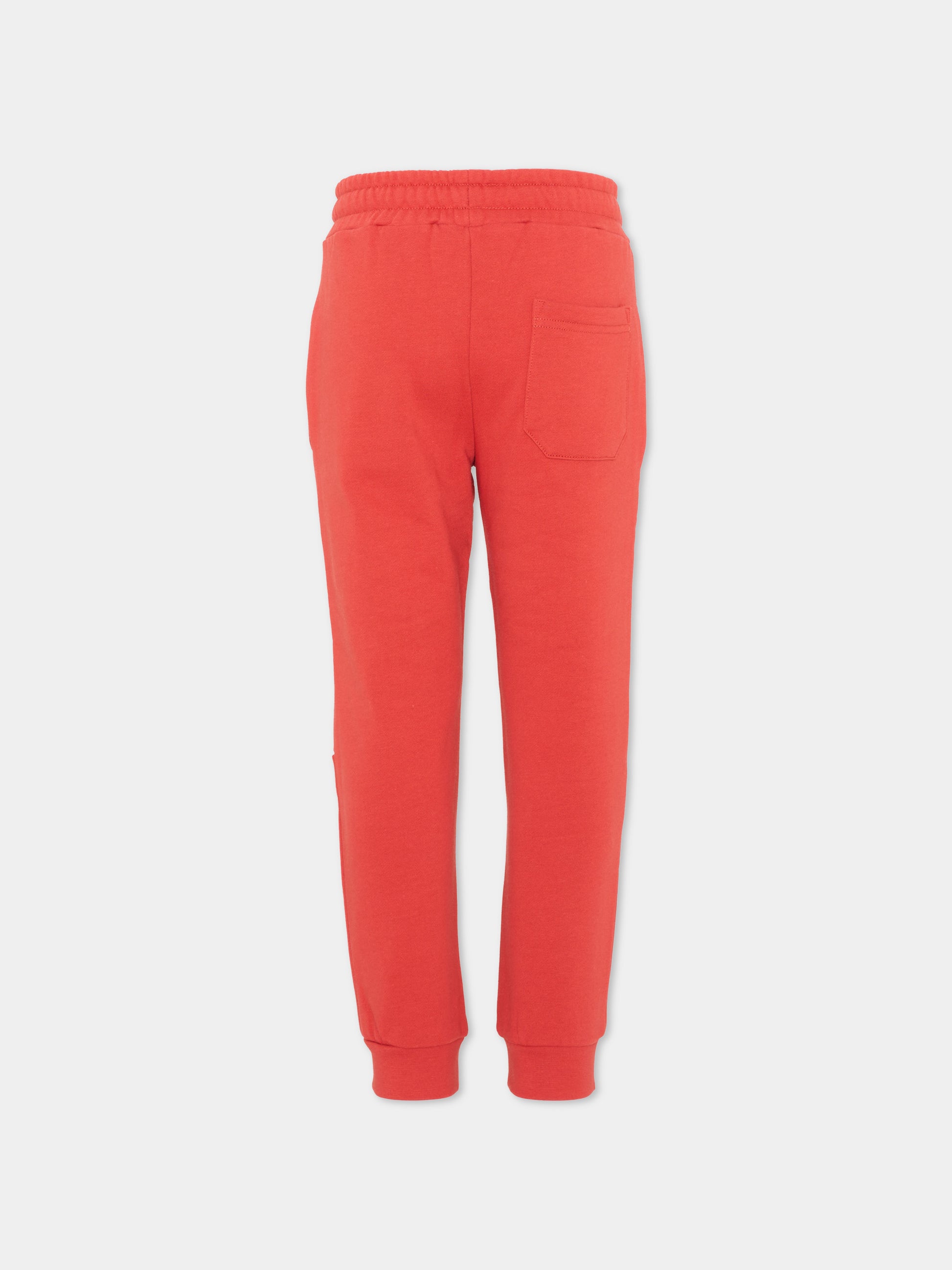 Pantalone rosso per bambino con stampa,Stella Mccartney Kids,TZ6L50 Z3059 421