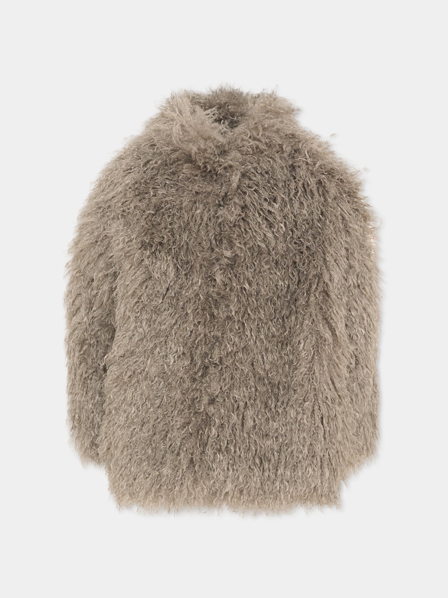 Ecopelliccia beige per bambina,Douuod Kids,DZ2A10 Z4004 829