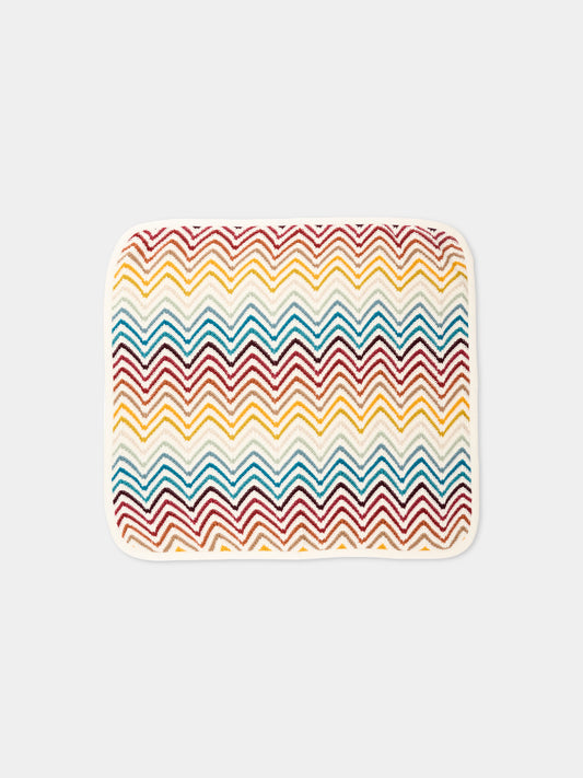 Coperta multicolor per neonati con motivo zigzag,Missoni,MZ0330 X0224 105MC