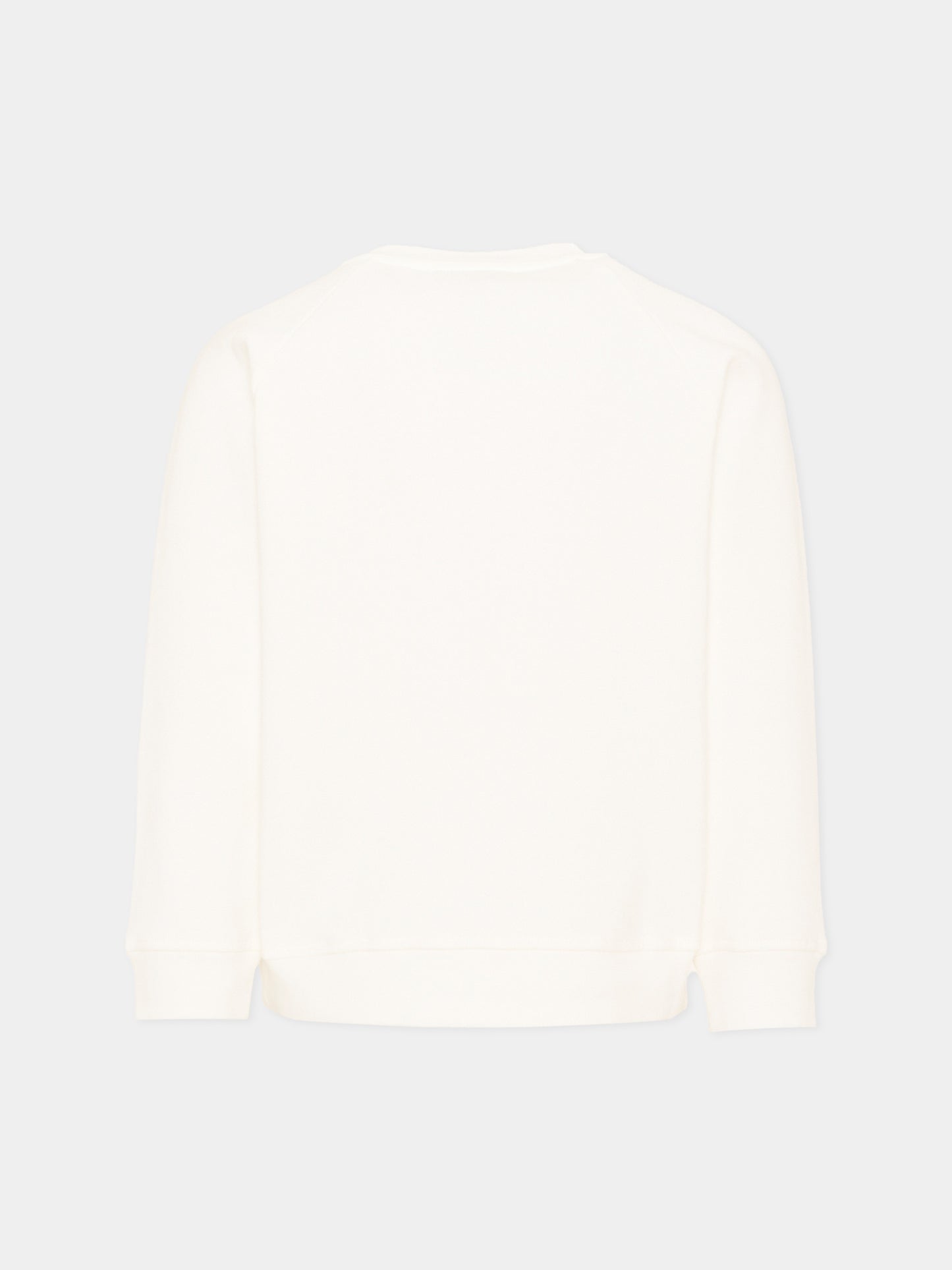 Felpa avorio per bambina con logo,Stella Mccartney Kids,TZ4A40 Z3059 101