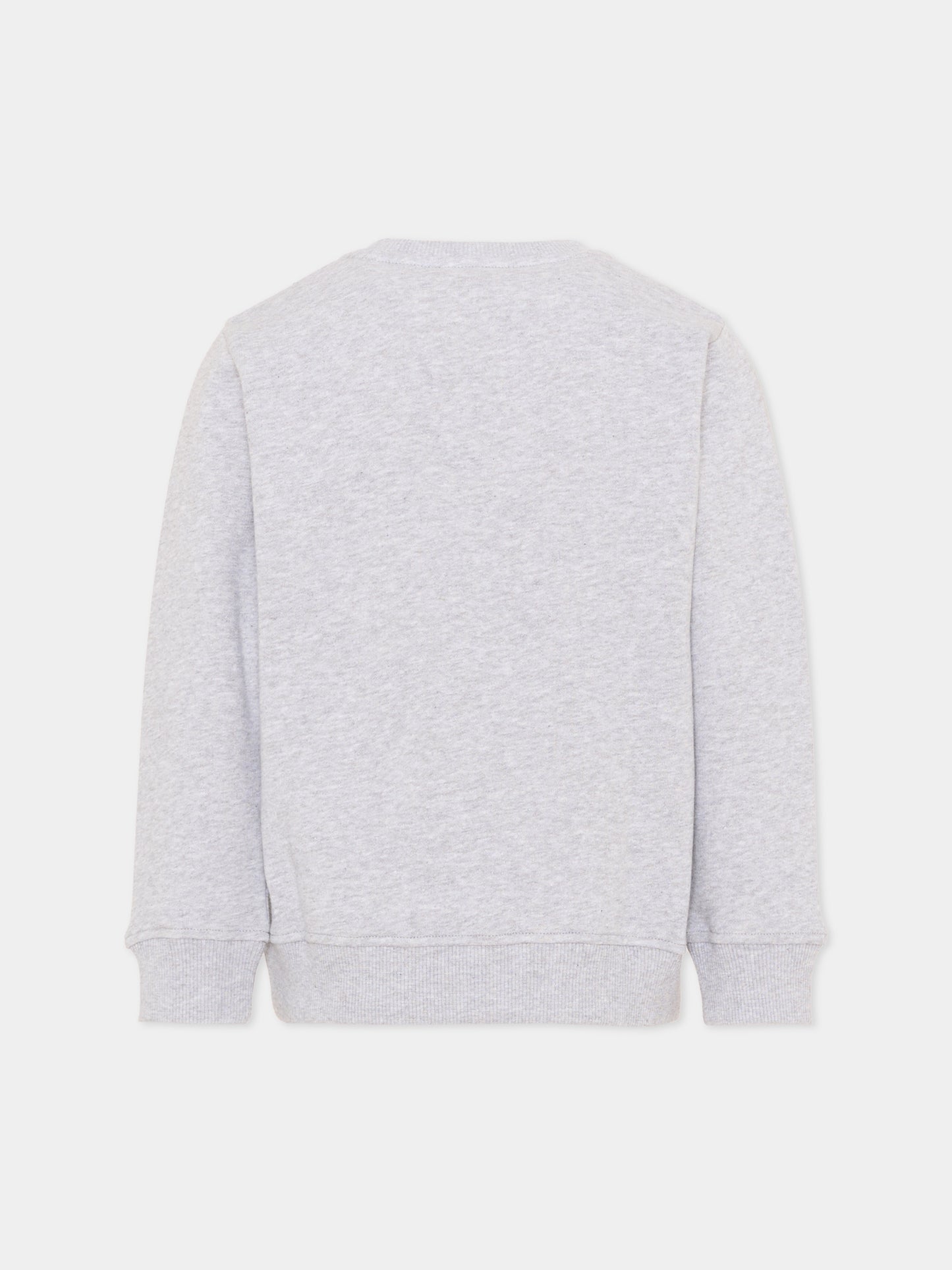 Felpa grigia per bambino con logo,Stella Mccartney Kids,TZ4P60 Z4016 807
