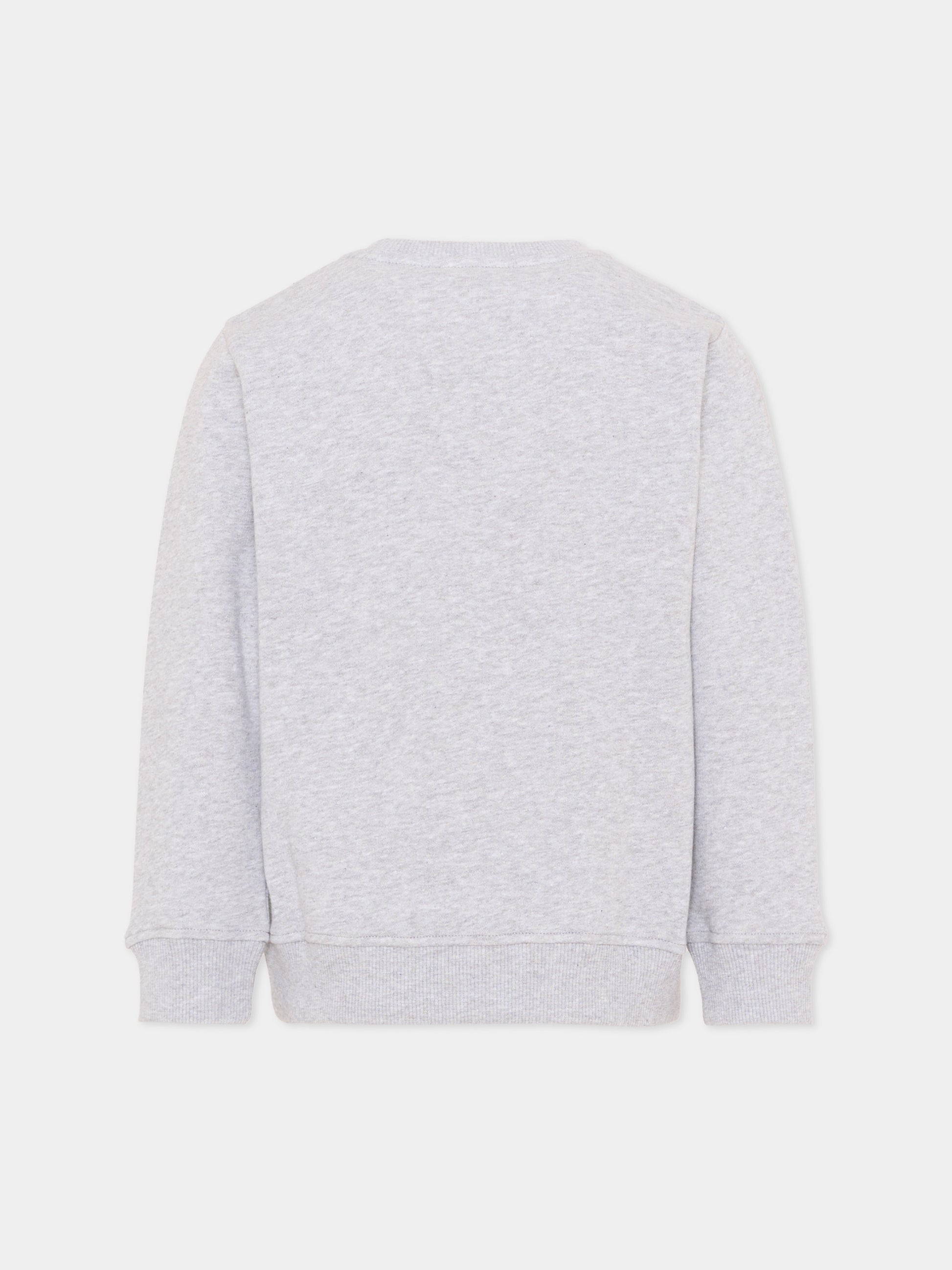 Felpa grigia per bambino con logo,Stella Mccartney Kids,TZ4P60 Z4016 807