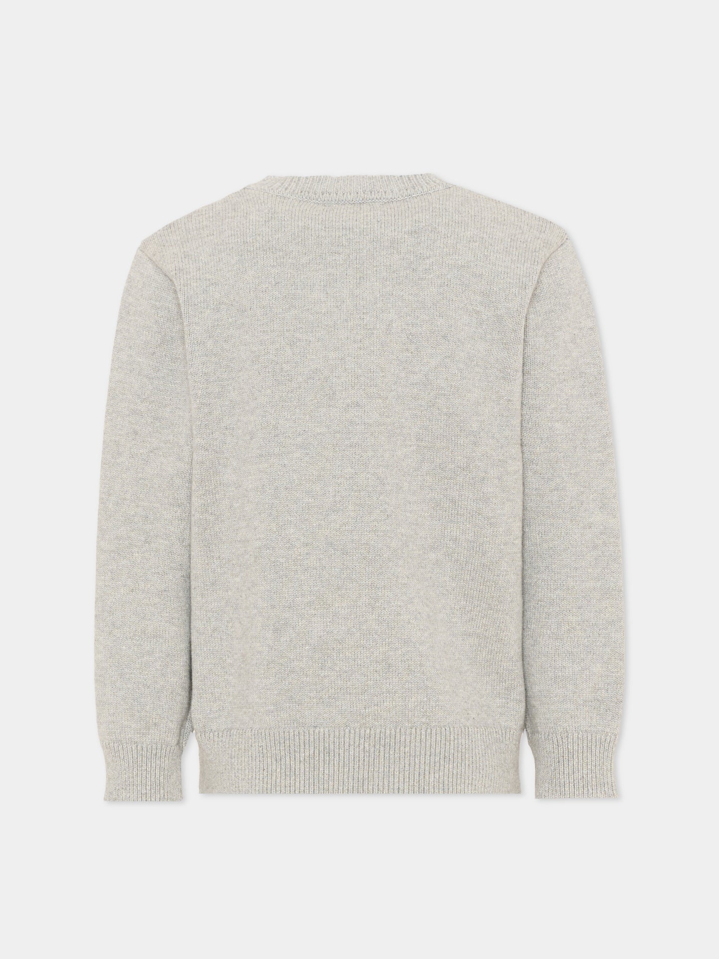 Maglione grigio per bambino con cactus,Stella Mccartney Kids,TZ9H00 Z2922 100