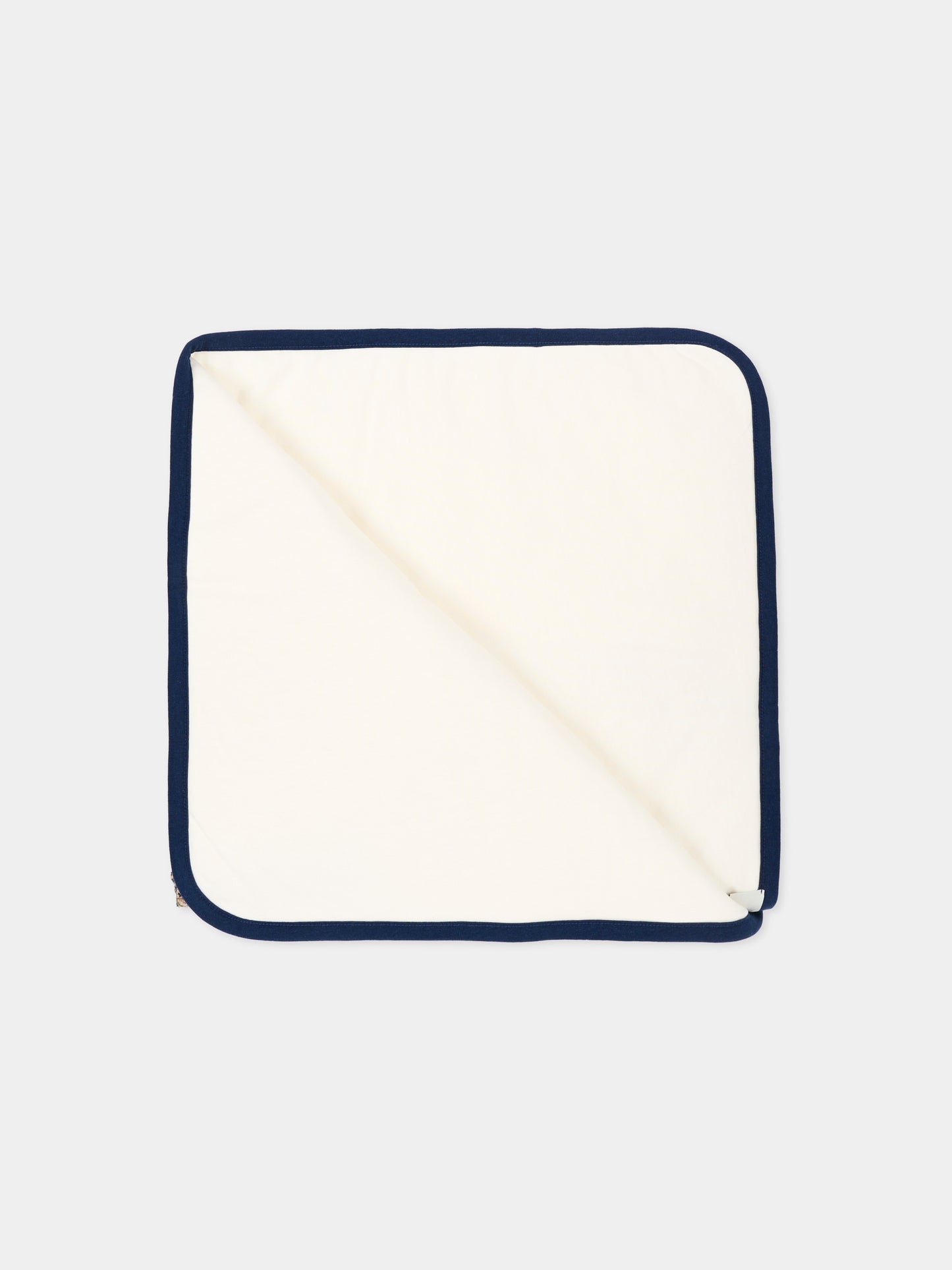 Coperta avorio per neonati con orsetto,Etro,GZ0540 Z3672 102