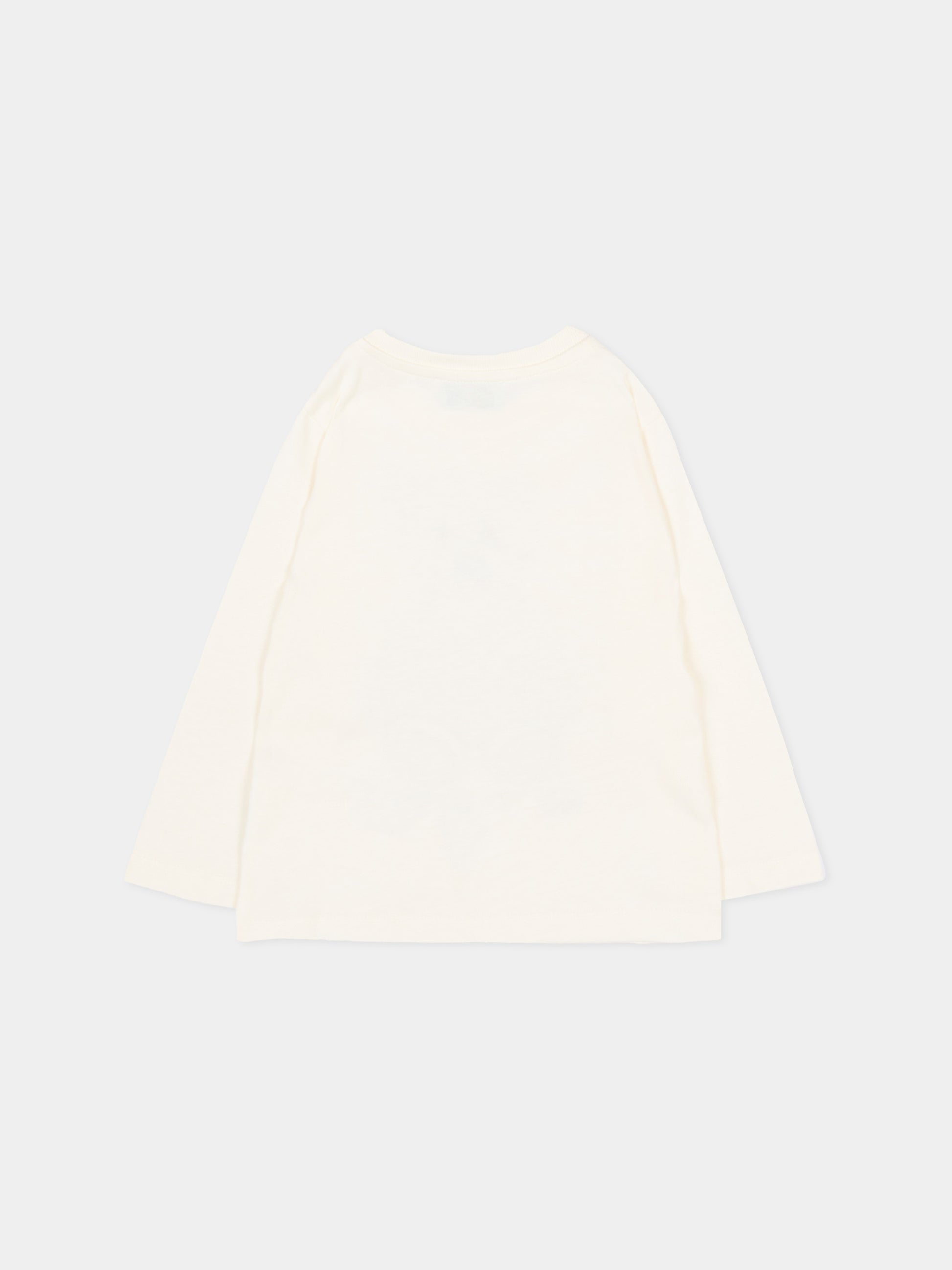 T-Shirt A Manica Lunga avorio per neonati con orsetto,Etro,GZ8520 Z3672 102