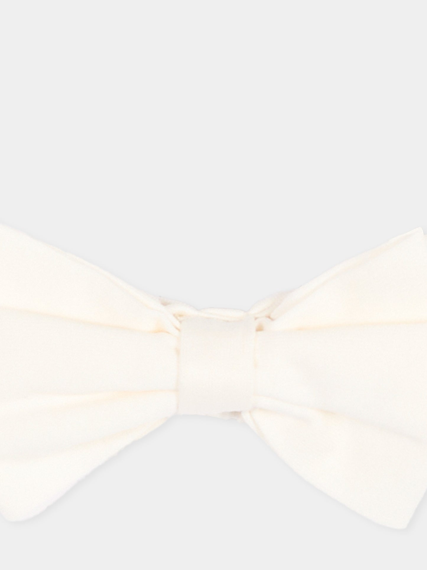 Fascia avorio per neonata con fiocco,Balmain Kids,BZ0004 Z3672 102OR