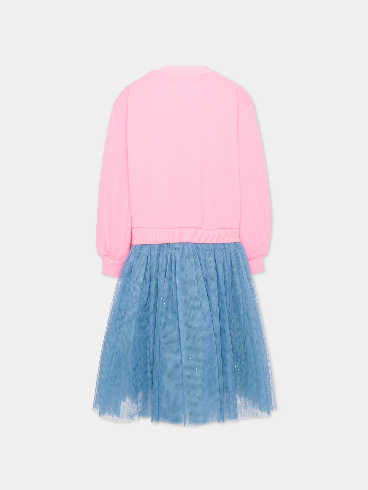 Vestito rosa per bambina con cuori,Billieblush,U22350 462