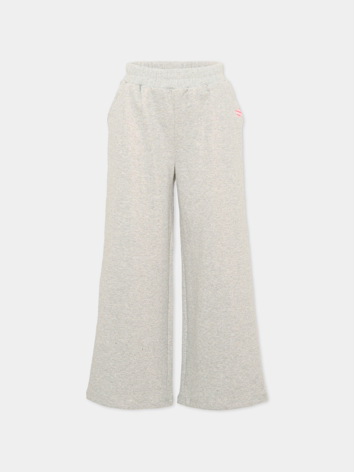 Pantalone grigio per bambina con patch,Billieblush,U22425 111