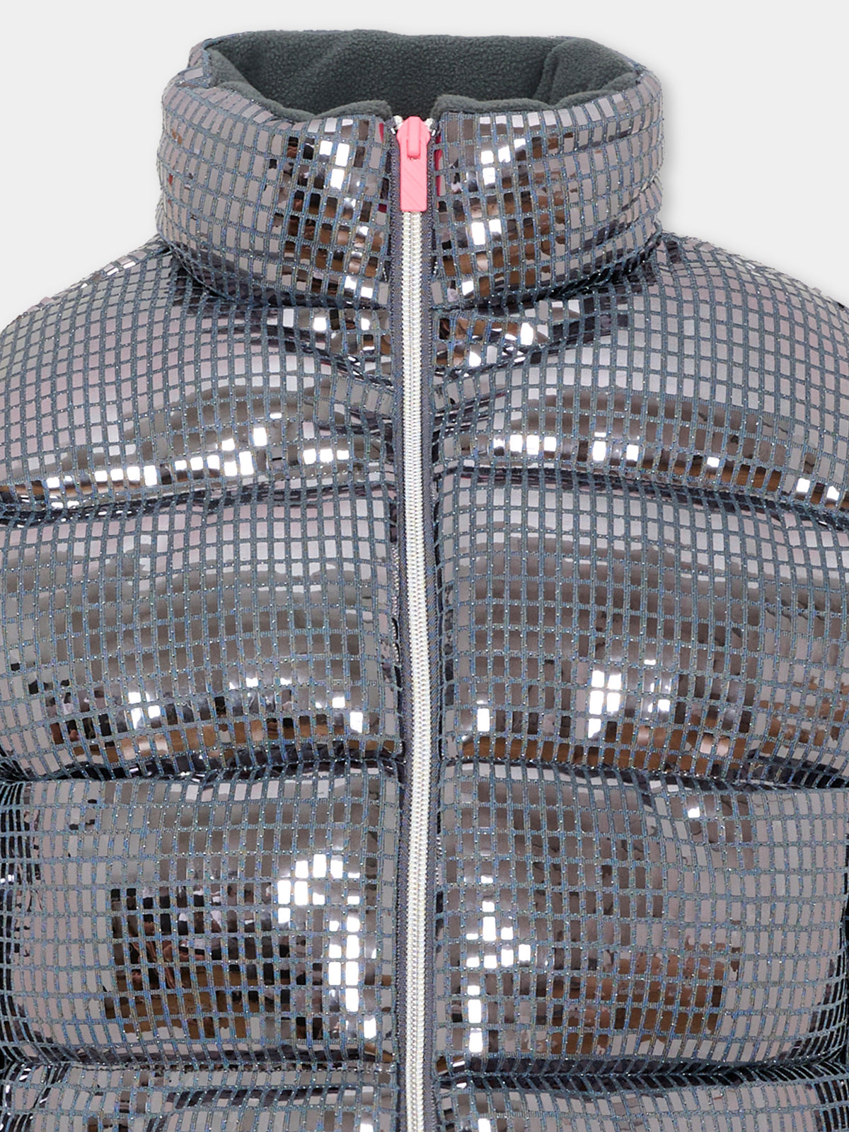 Piumini grigio per bambina,Billieblush,U22447 083