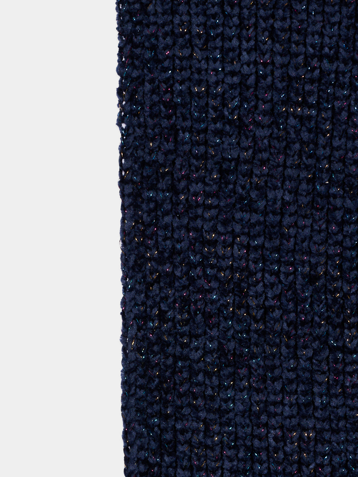 Sciarpa blu per bambina con logo,Billieblush,U22519 85T