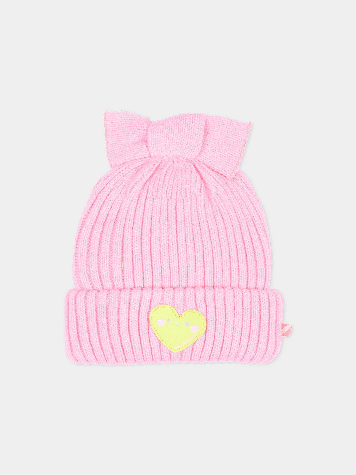 Berretto rosa per neonata con cuore,Billieblush,U22543 462
