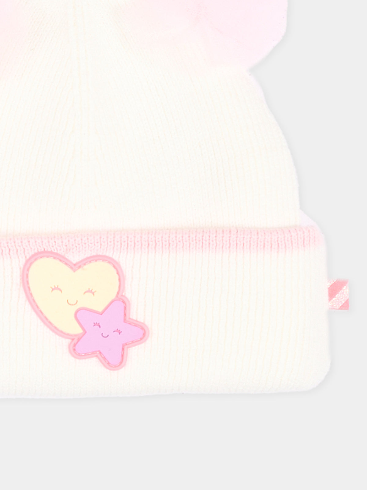 Berretto avorio per neonata con cuore e stella,Billieblush,U22547 121