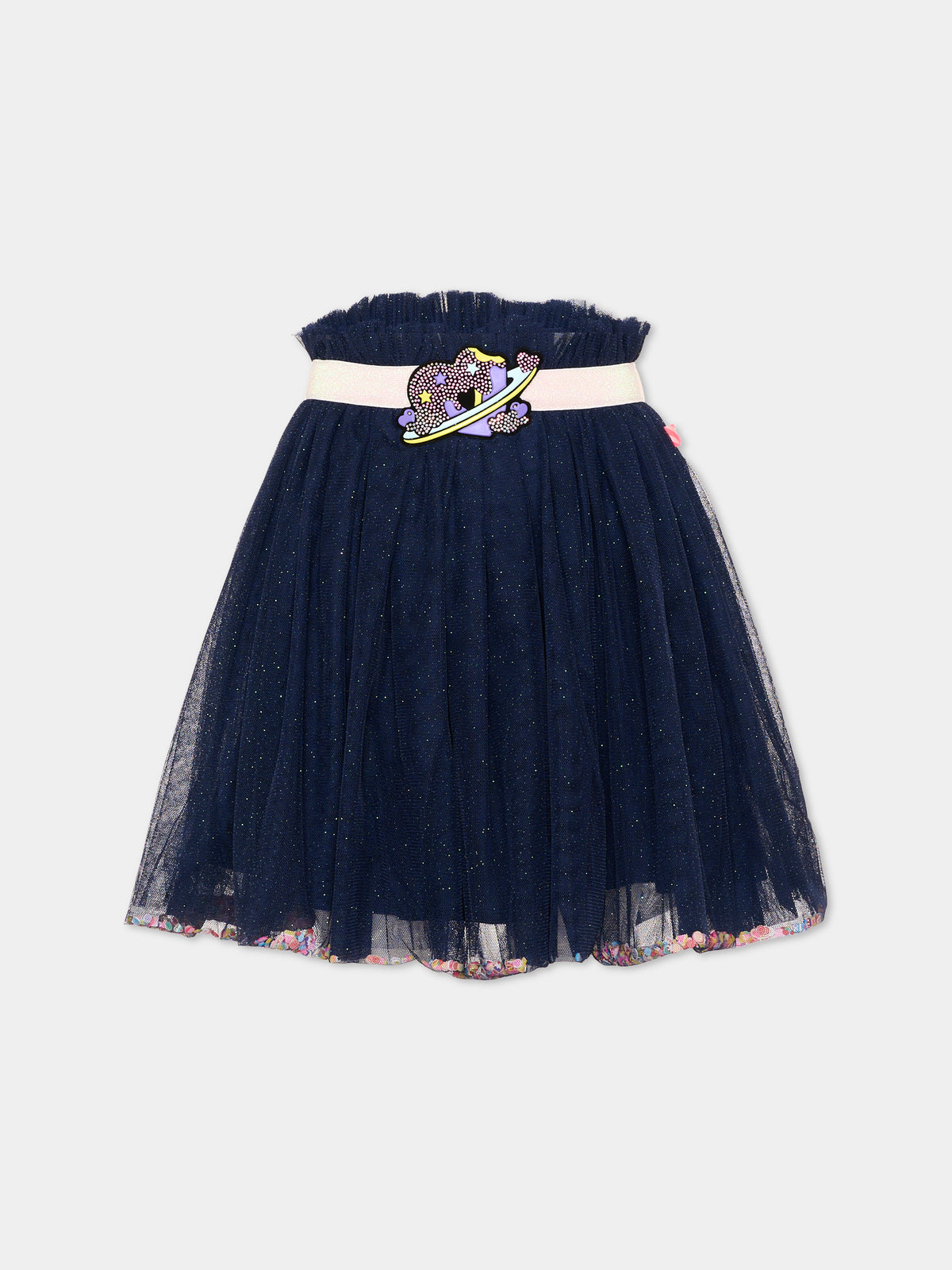 Gonna blu per bambina in tulle,Billieblush,U22578 85T