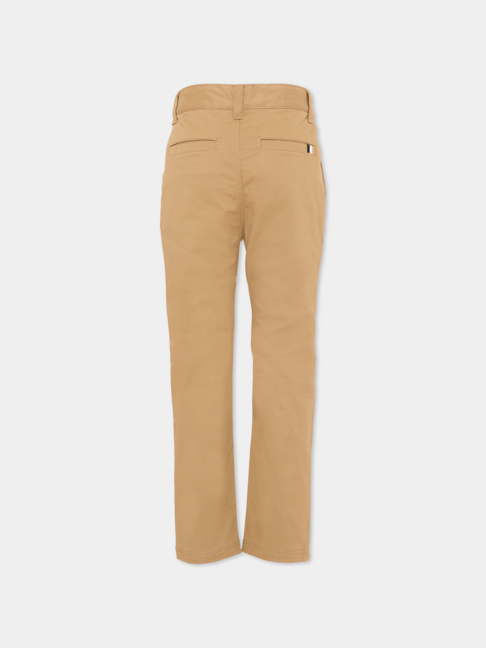 Pantalone beige per bambino,Boss,J52685 269