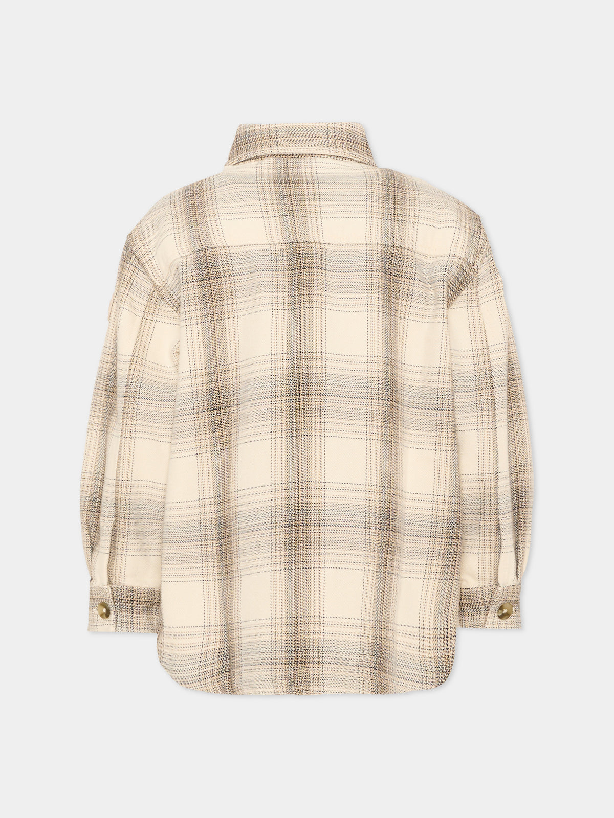 Camicia avorio per bambino con patch logo,Boss,J53364 120