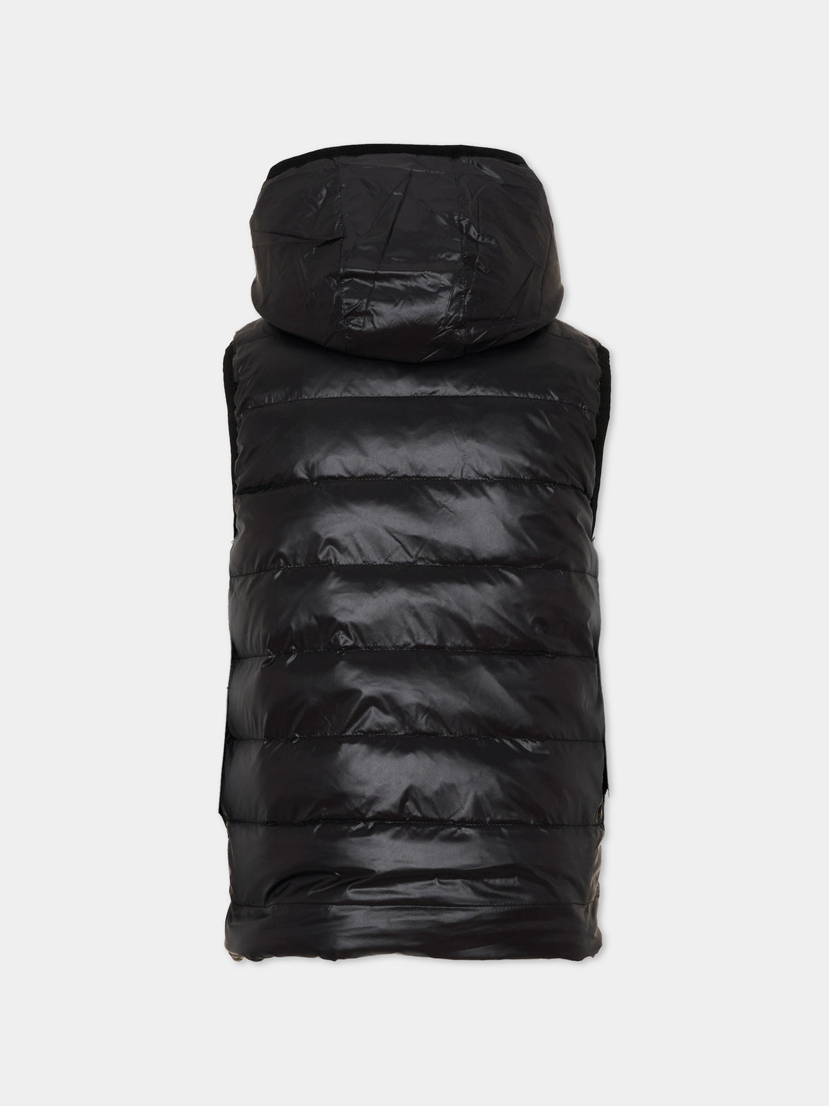 Gilet verde per bambino con logo,Boss,J53436 63D