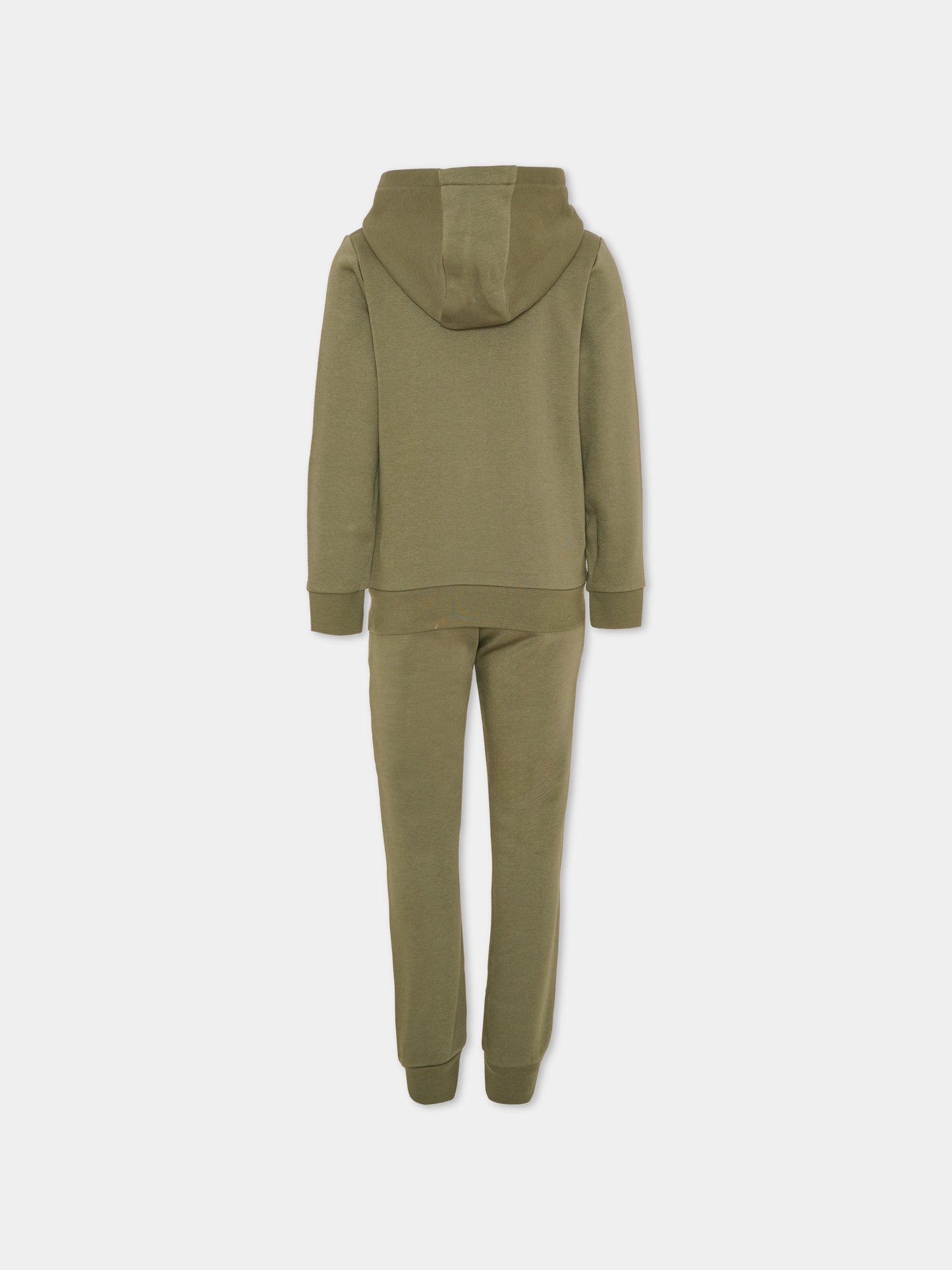 Completo sportivo lungo verde per bambino con logo,Boss,J53442 63D