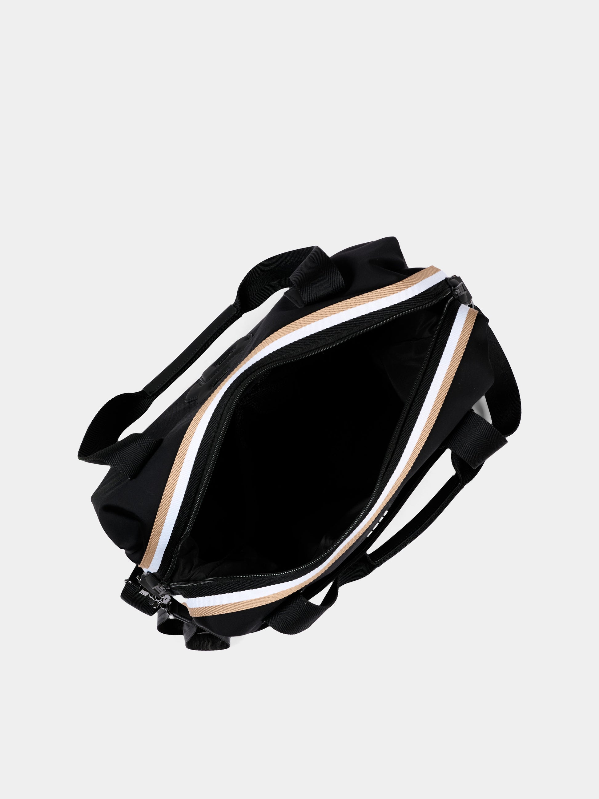 Borsa mamma nera per neonati con logo,Boss,J53560 09B