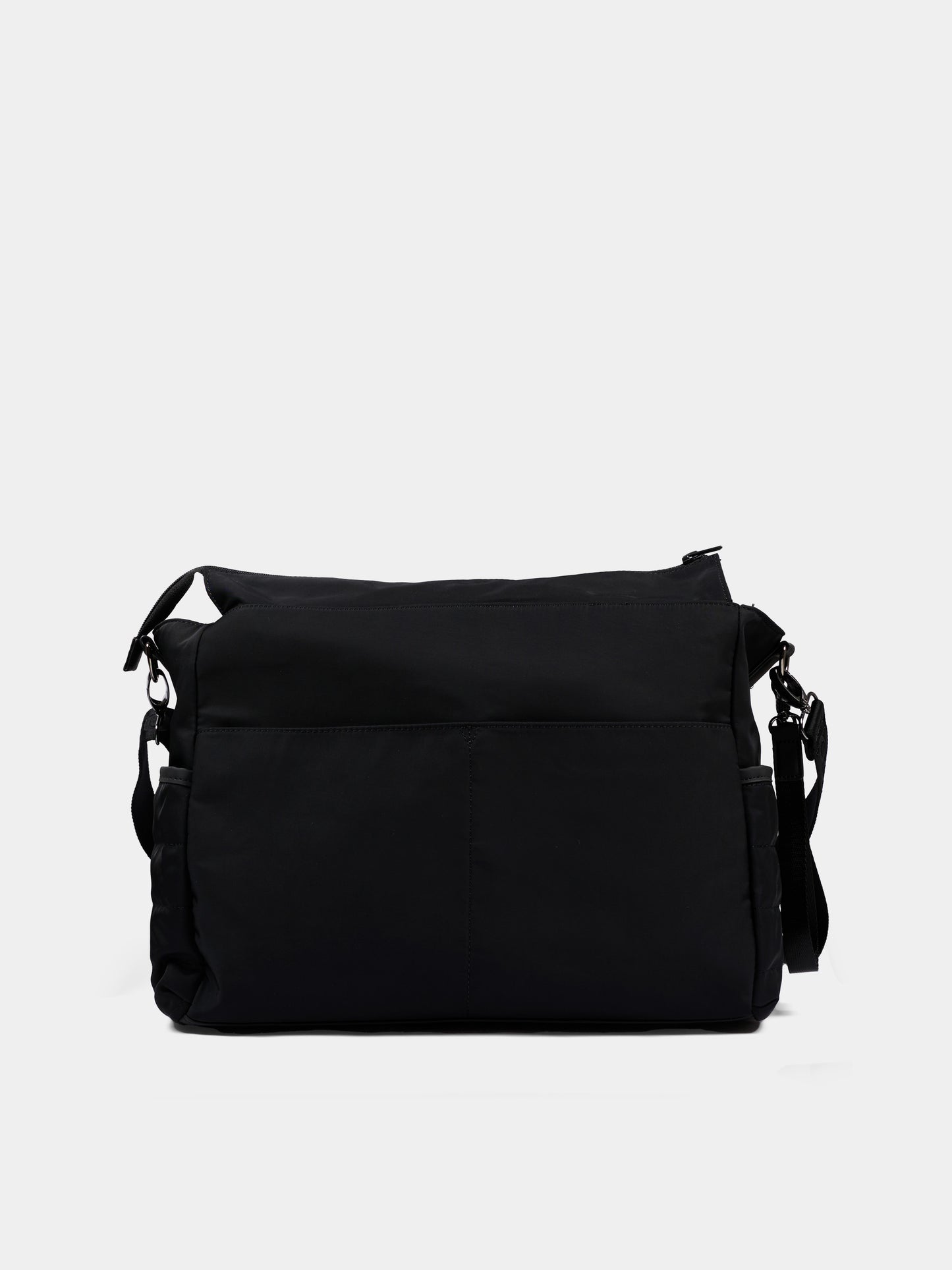 Borsa mamma nera per neonati con logo,Boss,J53562 09B