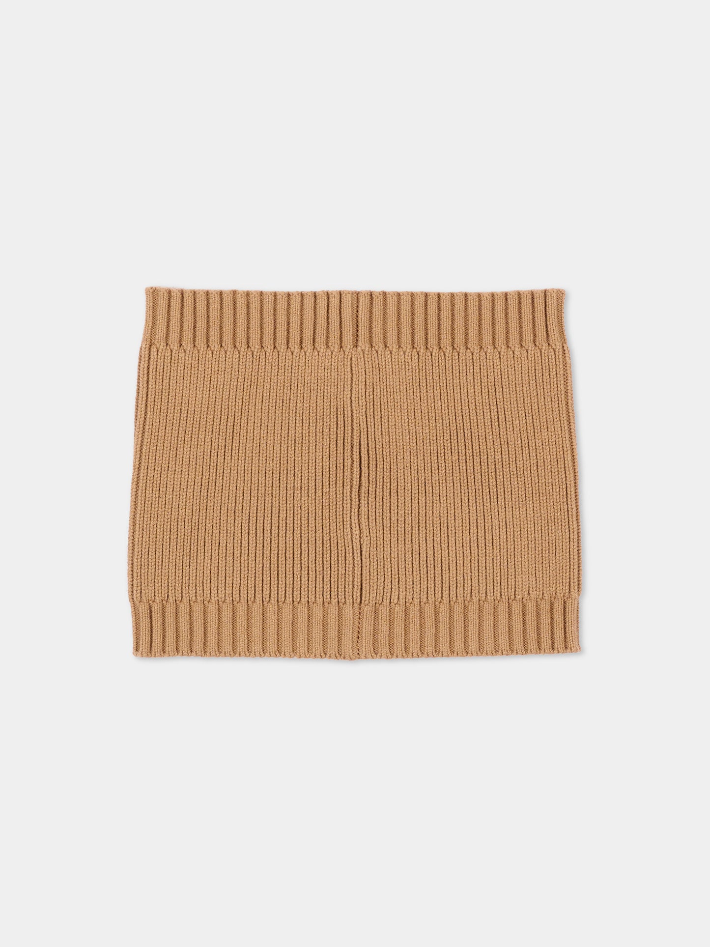 Sciarpa beige per bambino con logo,Boss,J53590 269