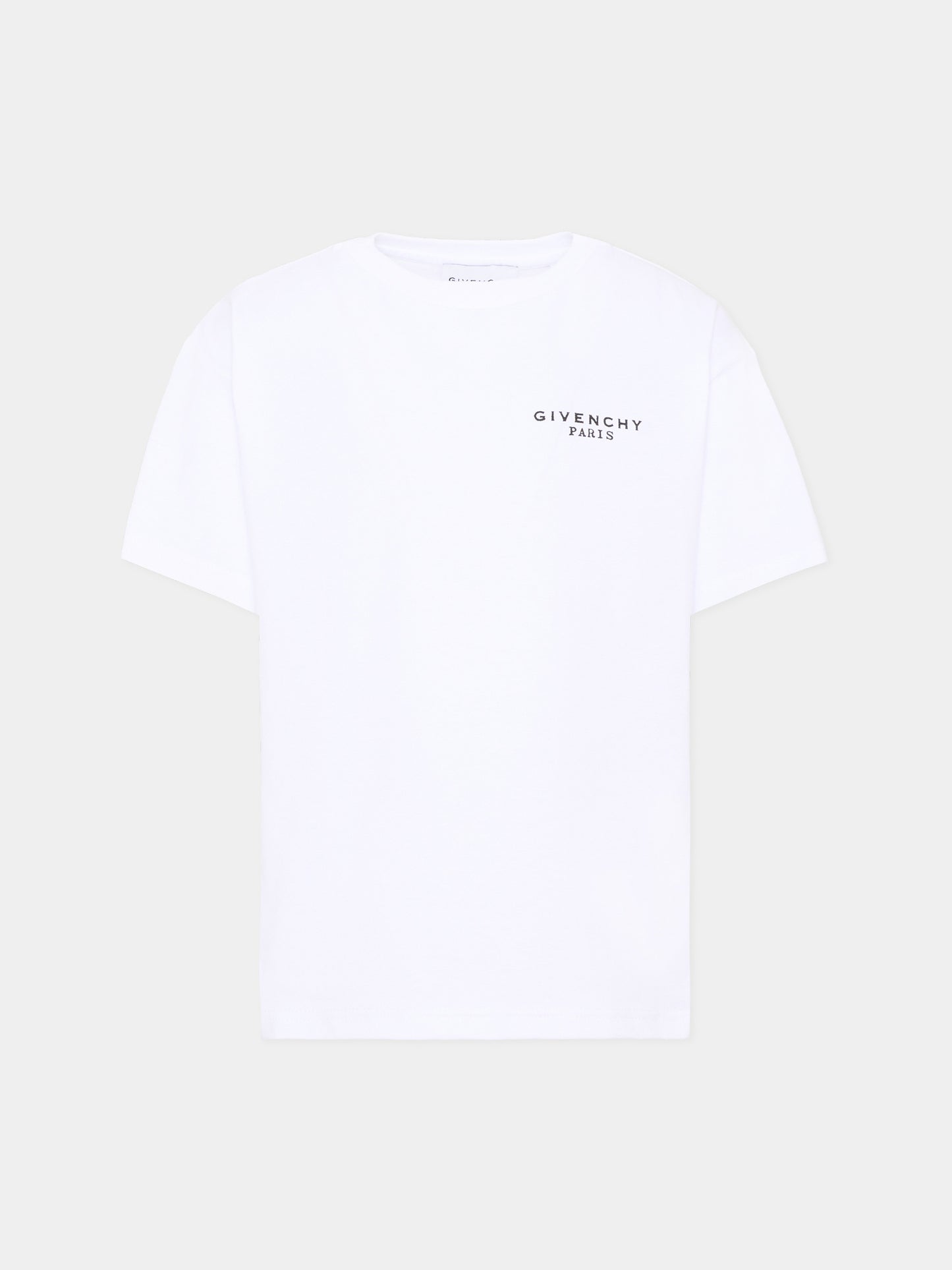 T-Shirt bianca per bambini con logo,Givenchy Kids,H31280 10P