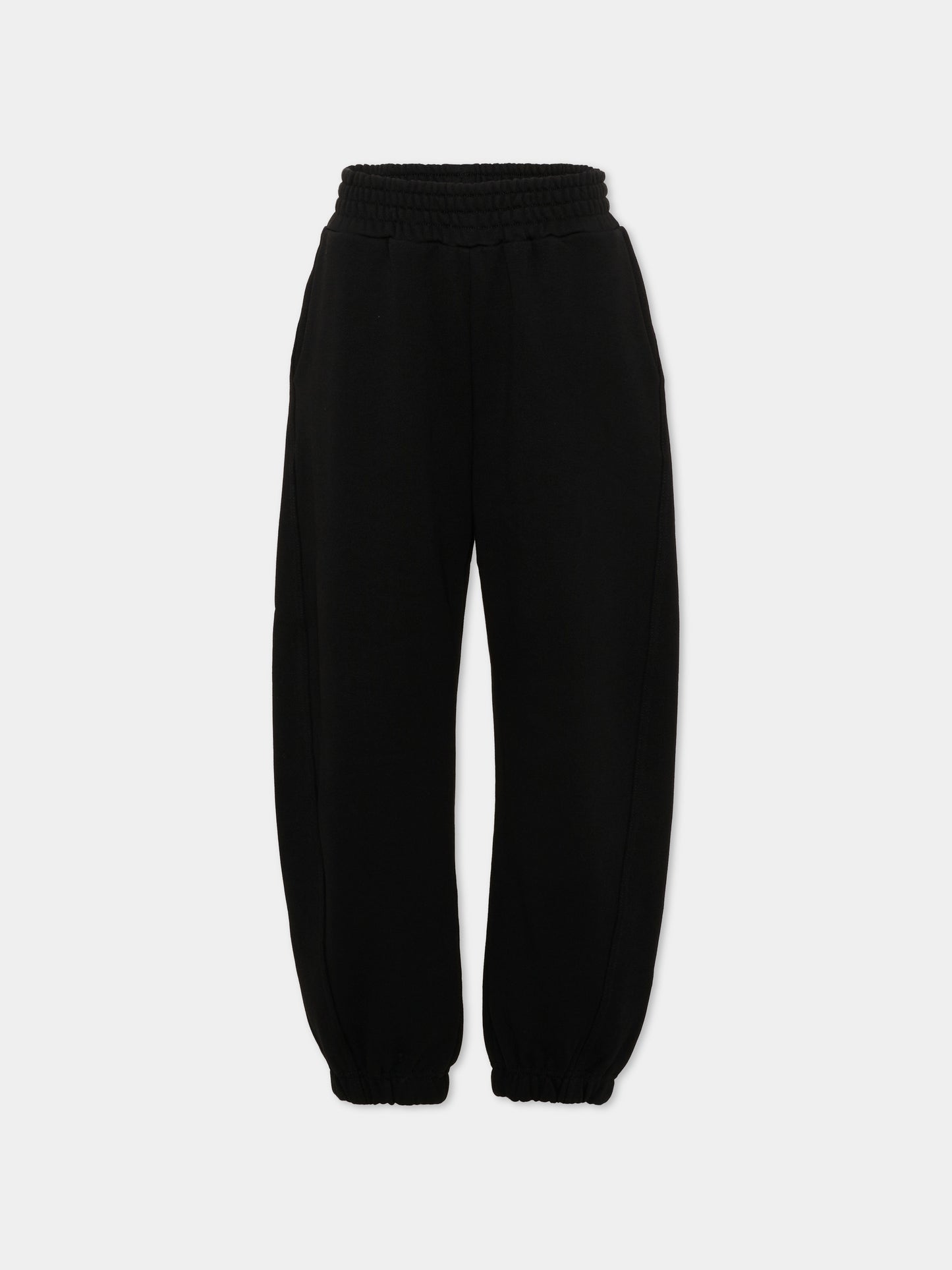 Pantaloni sportivi neri per bambini con logo,Givenchy Kids,H31284 09B