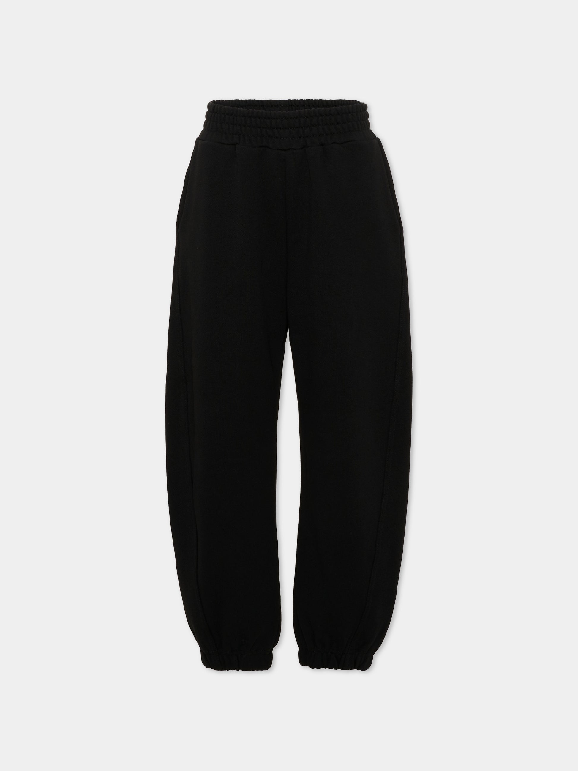 Pantaloni sportivi neri per bambini con logo,Givenchy Kids,H31284 09B