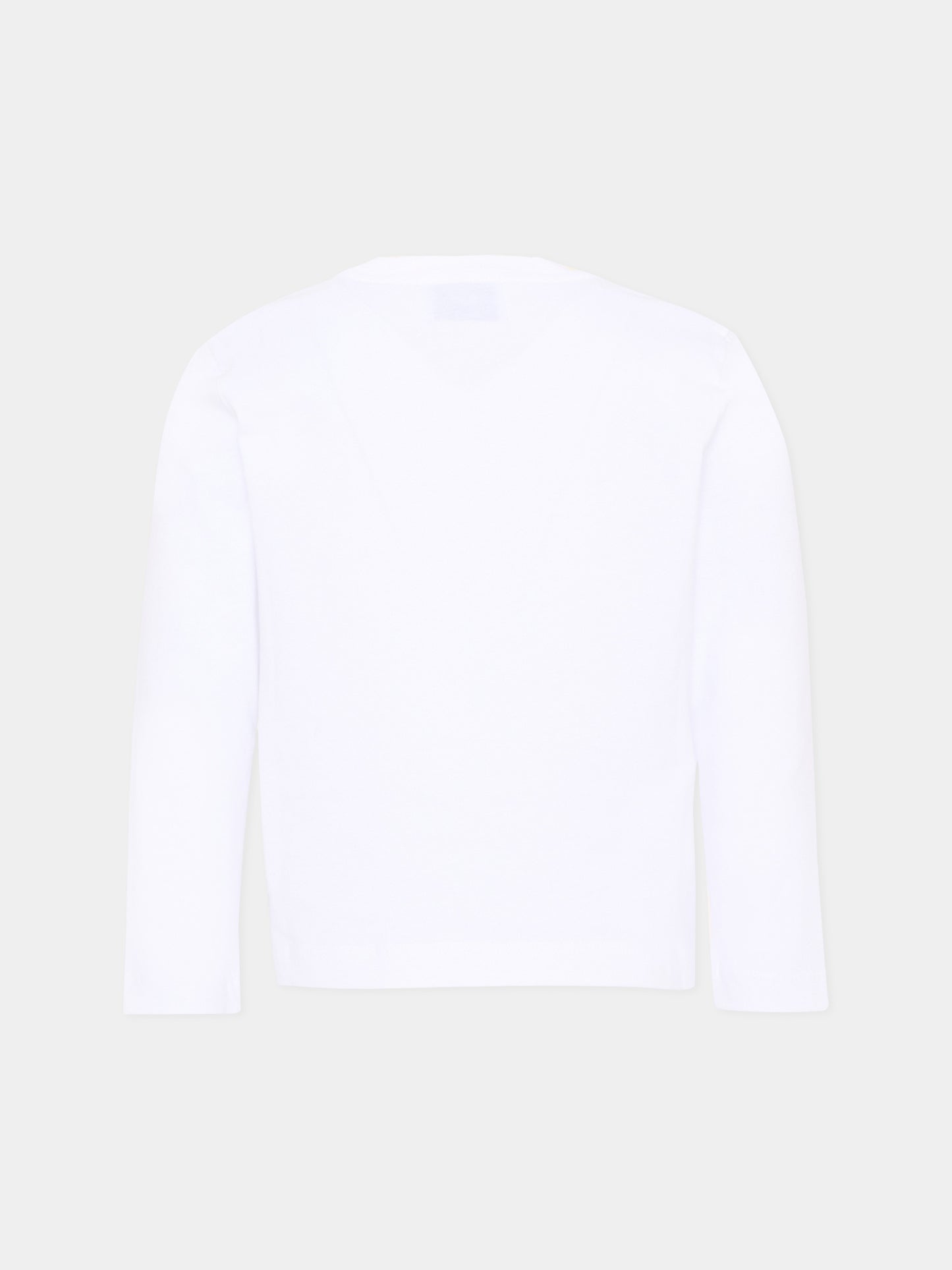 T-Shirt bianca per bambina con logo,Givenchy Kids,H31321 10P