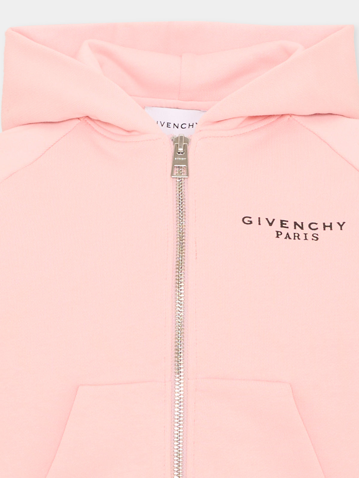 Felpa rosa per bambina con logo,Givenchy Kids,H31327 46G