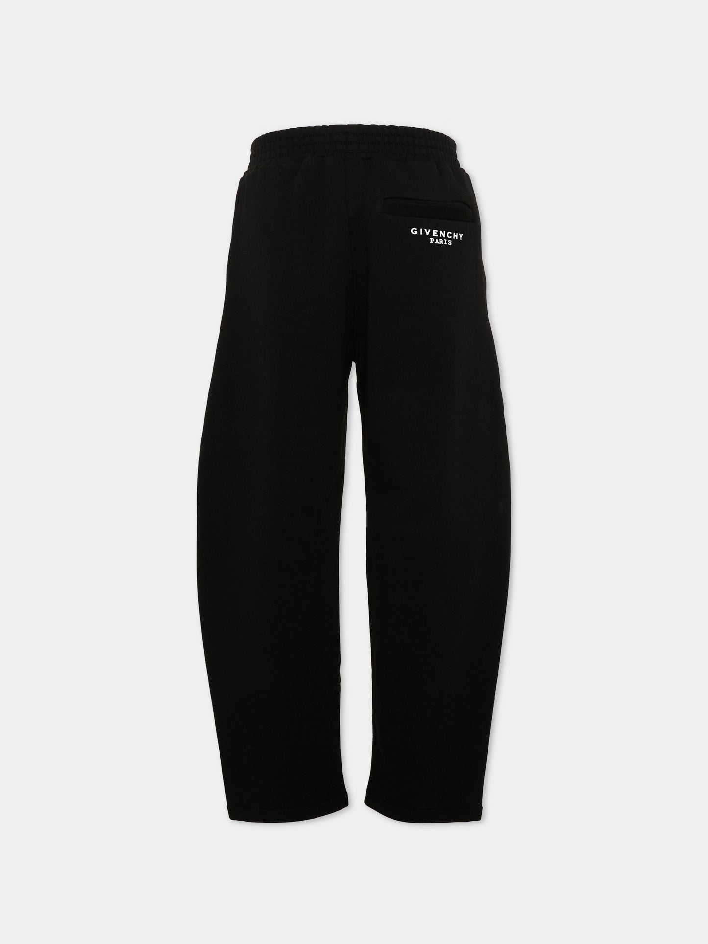Pantaloni sportivi neri per bambina con logo,Givenchy Kids,H31336 09B