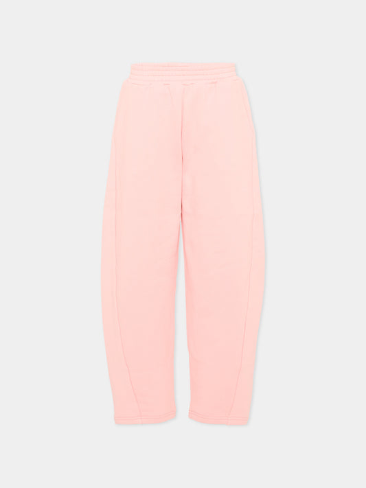 Pantalone rosa per bambina con logo,Givenchy Kids,H31336 46G