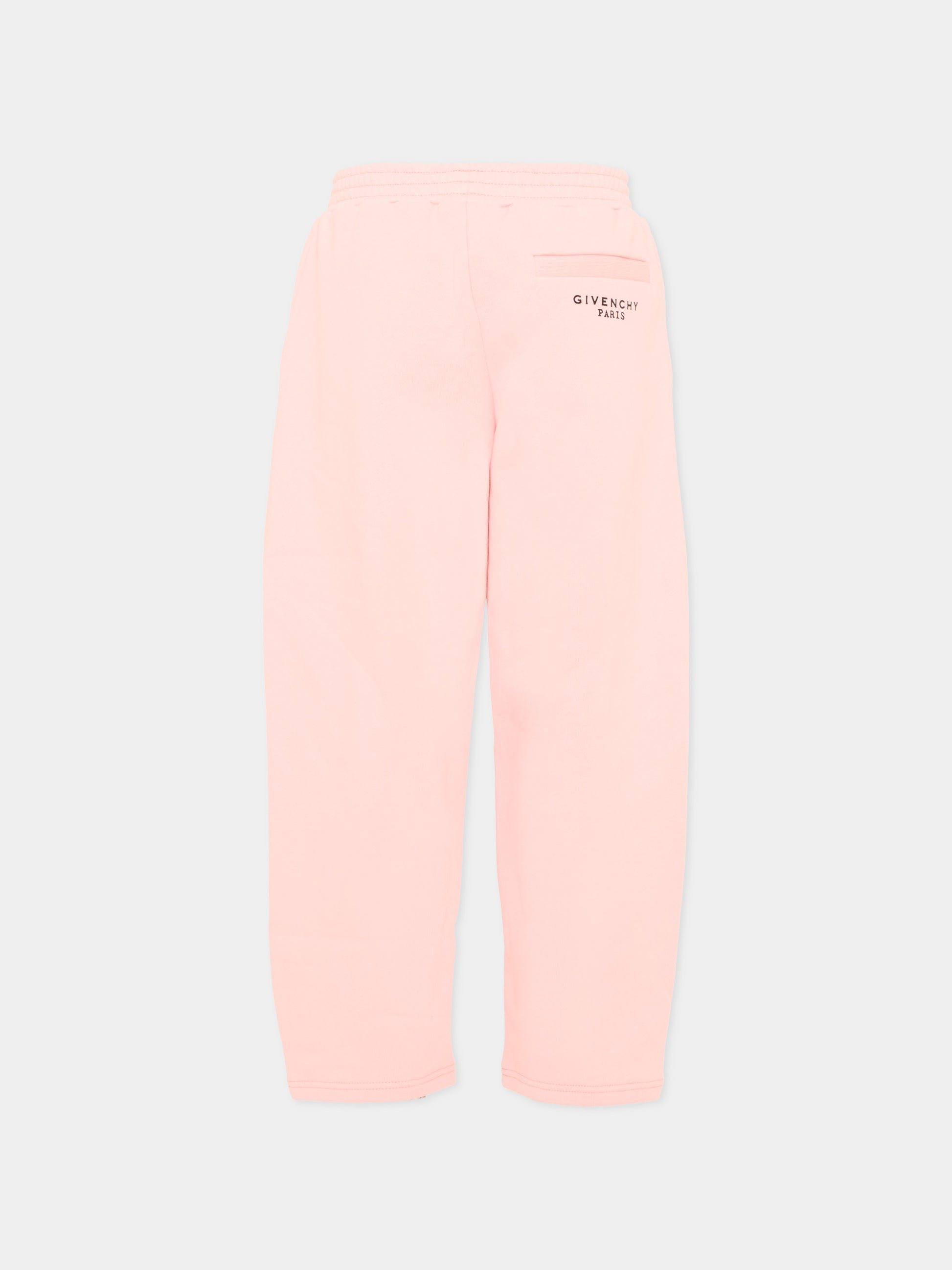 Pantalone rosa per bambina con logo,Givenchy Kids,H31336 46G