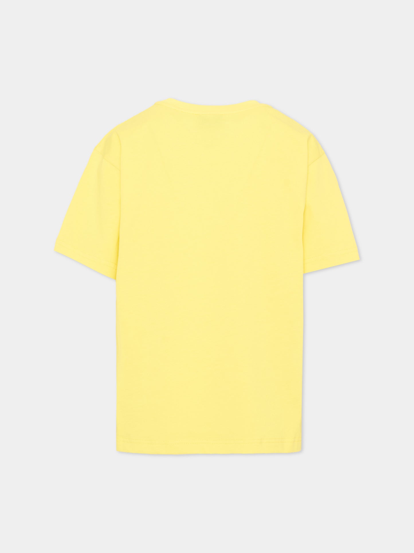 T-Shirt gialla per bambini con logo,Givenchy Kids,H31345 508