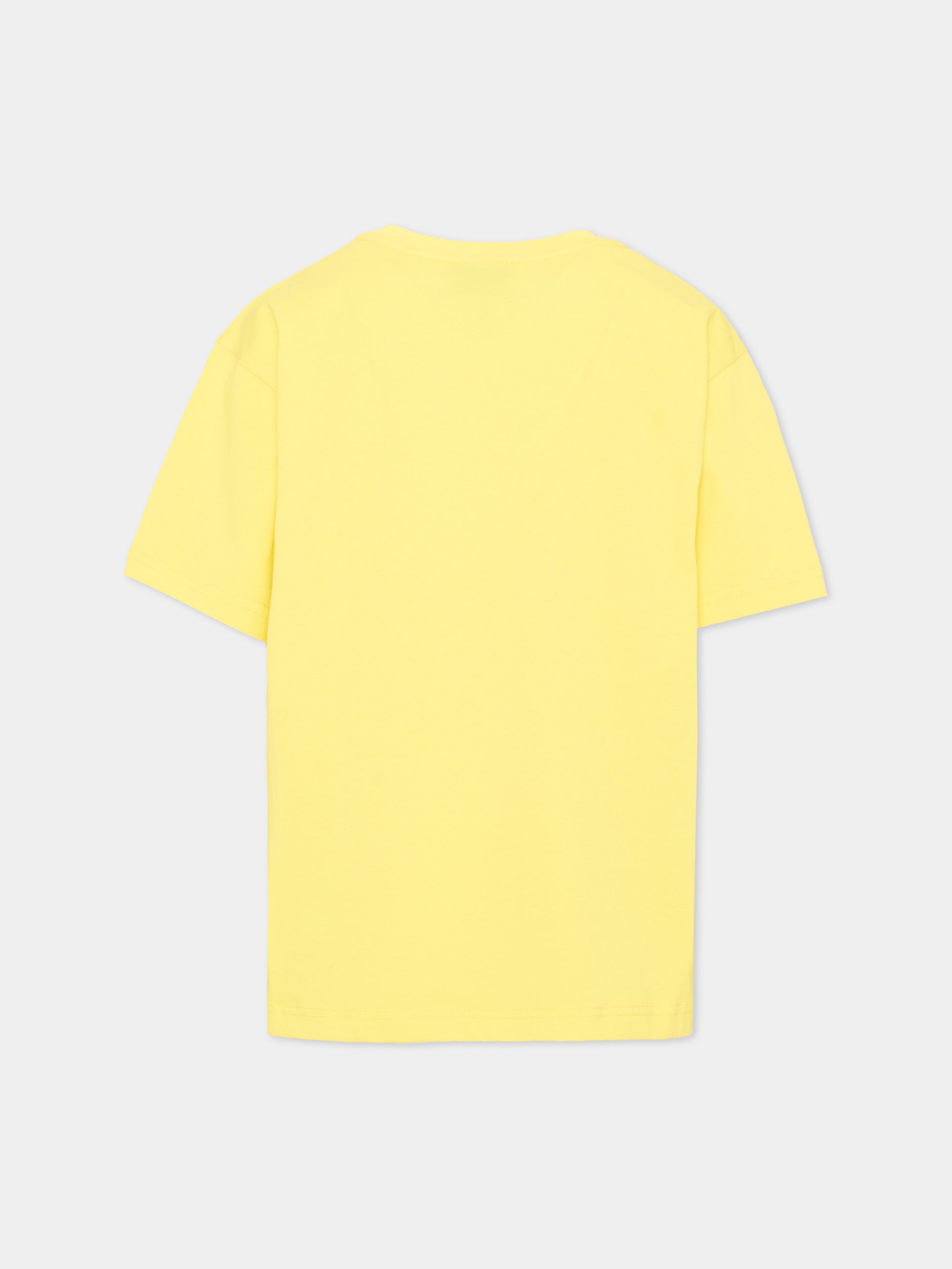 T-Shirt gialla per bambini con logo,Givenchy Kids,H31345 508