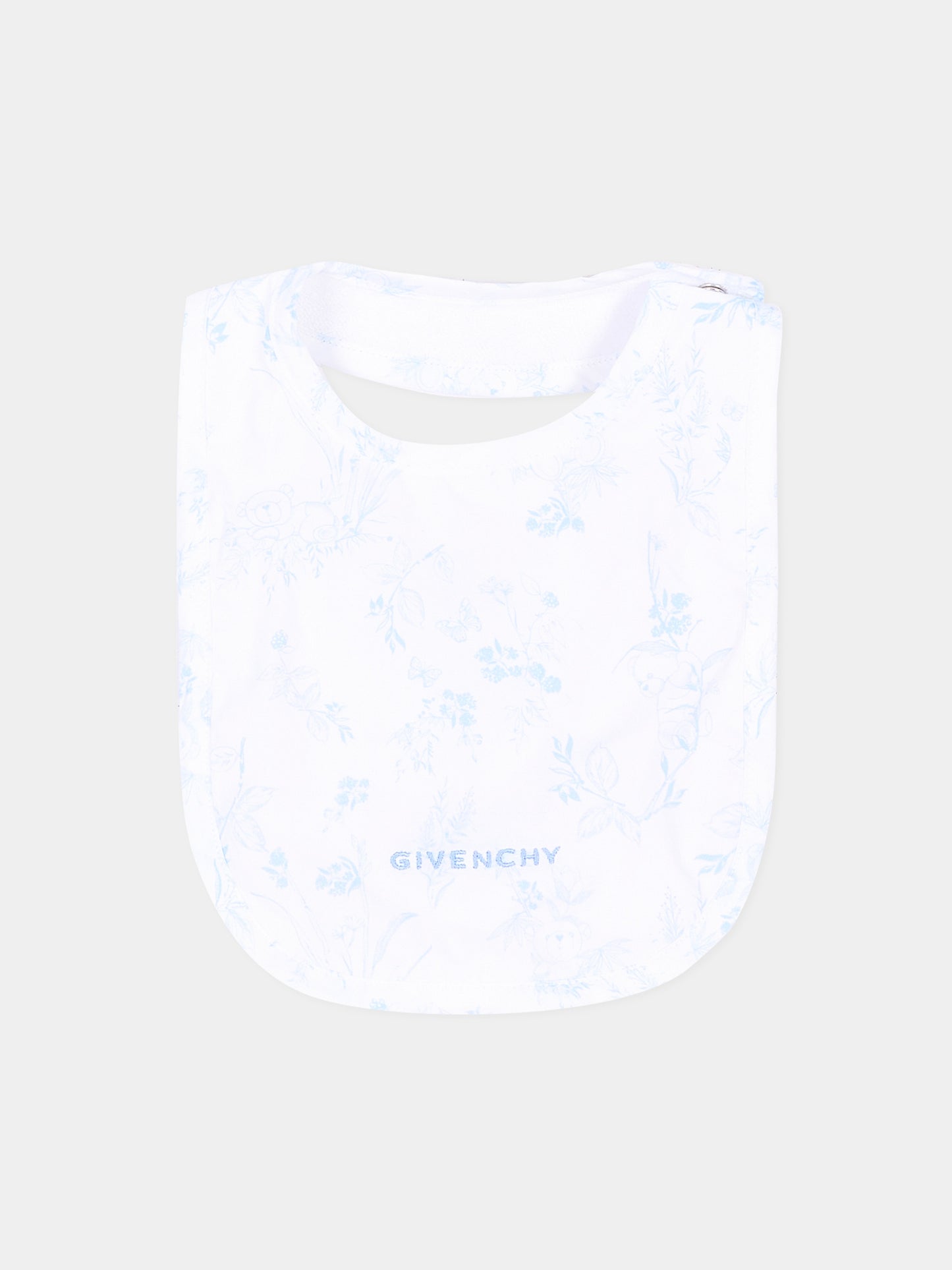 Set Tutine bianco per neonato floreale,Givenchy Kids,H31535 10P