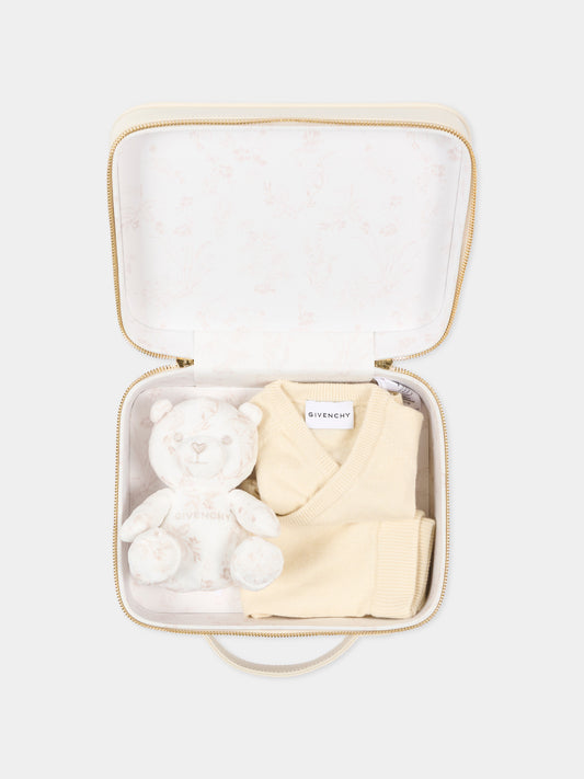 Completo nascita beige per neonati,Givenchy Kids,H31563 21K