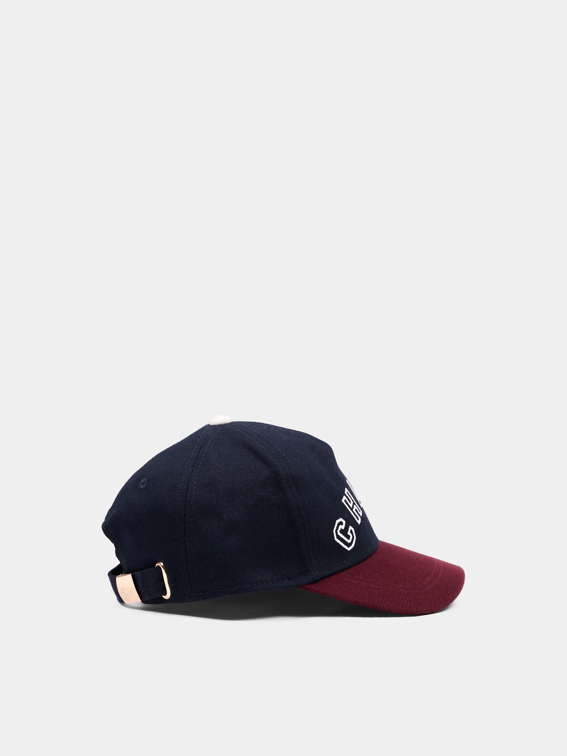 Cappello blu per bambina con logo,Chloé Kids,C21310 859