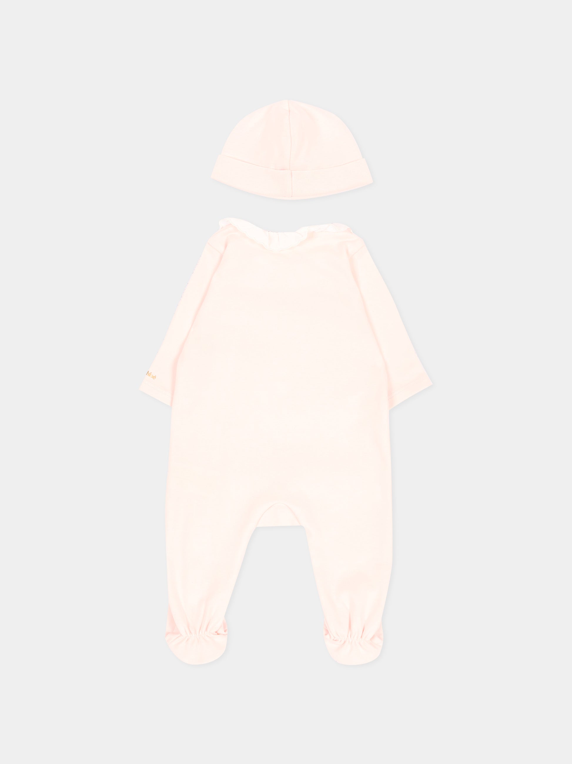 Set Tutine rosa per neonata,Chloé Kids,C21367 440