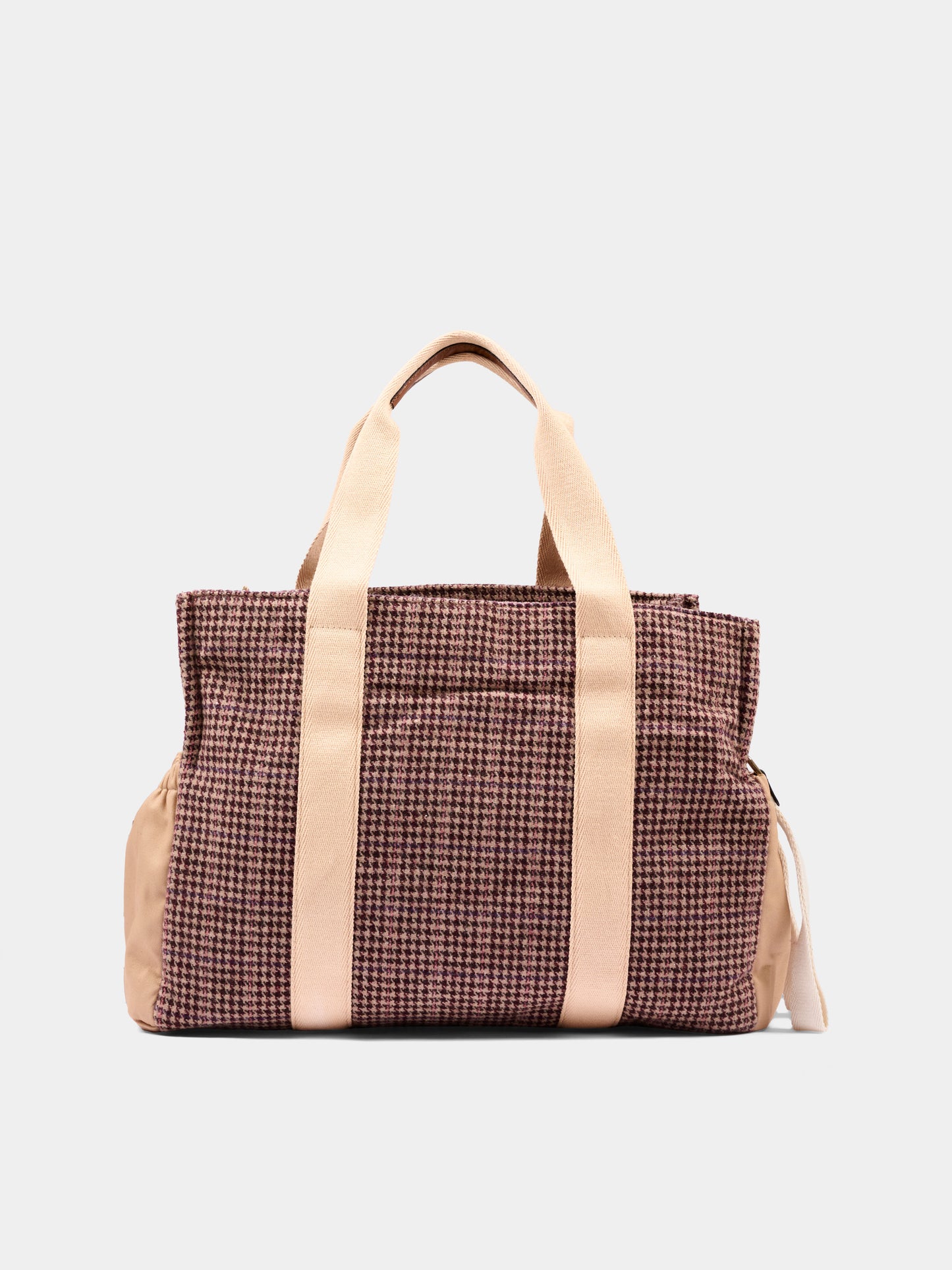 Borsa mamma beige per neonati con logo,Chloé Kids,C21388 Z67