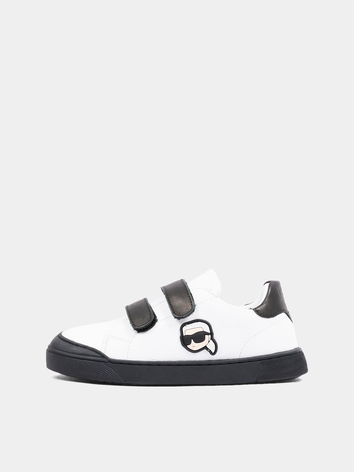 Sneakers bianche per bambino con logo,Karl Lagerfeld Kids,Z31411 M41