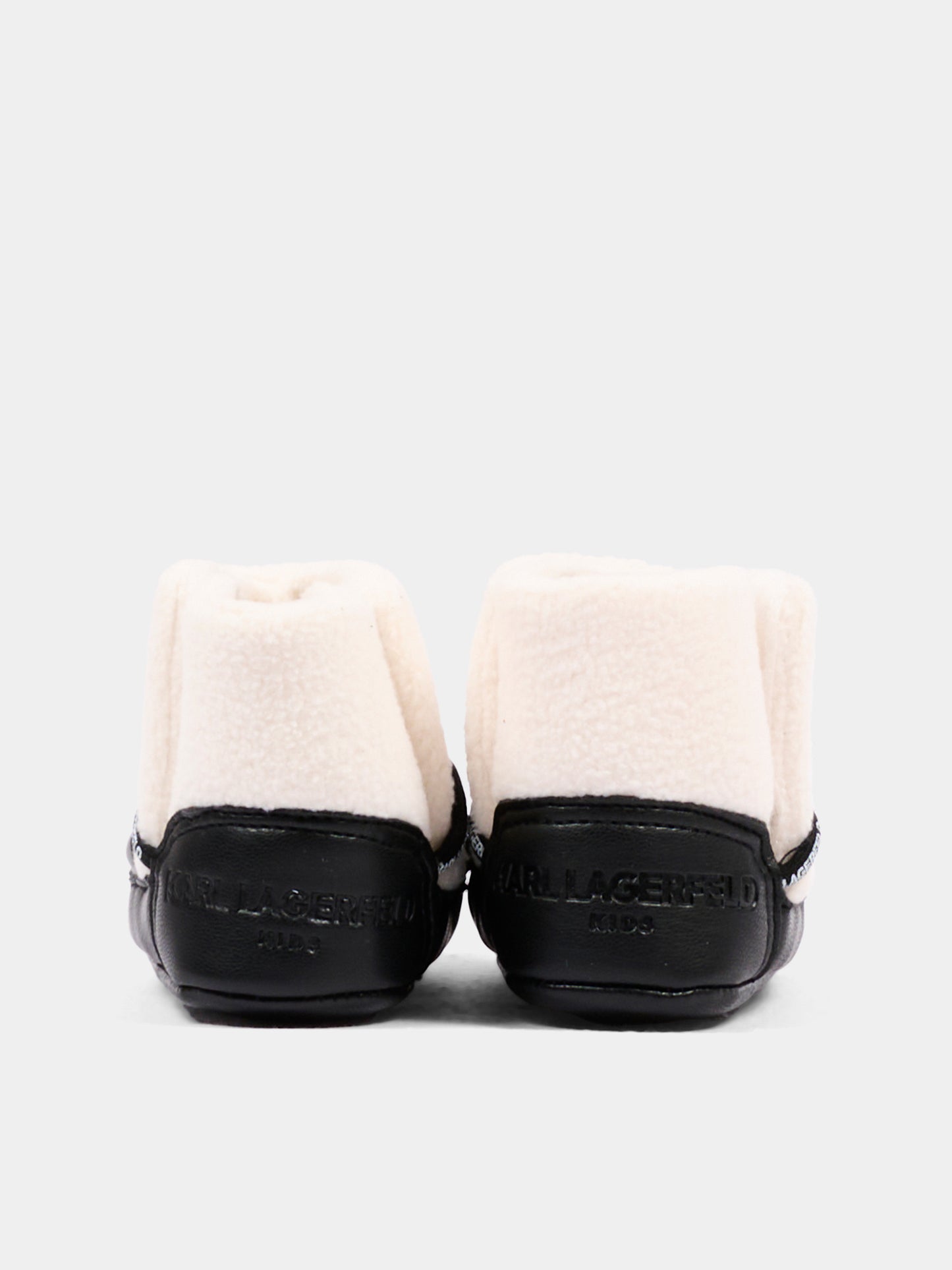 Stivaletti neri per neonati con logo,Karl Lagerfeld Kids,Z31413 09B