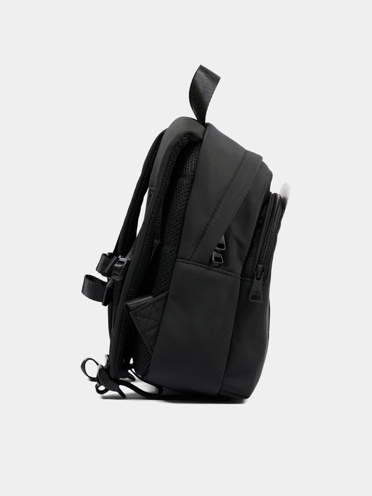 Zaino nero per neonato con Ikonik Karl,Karl Lagerfeld Kids,Z31422 09B