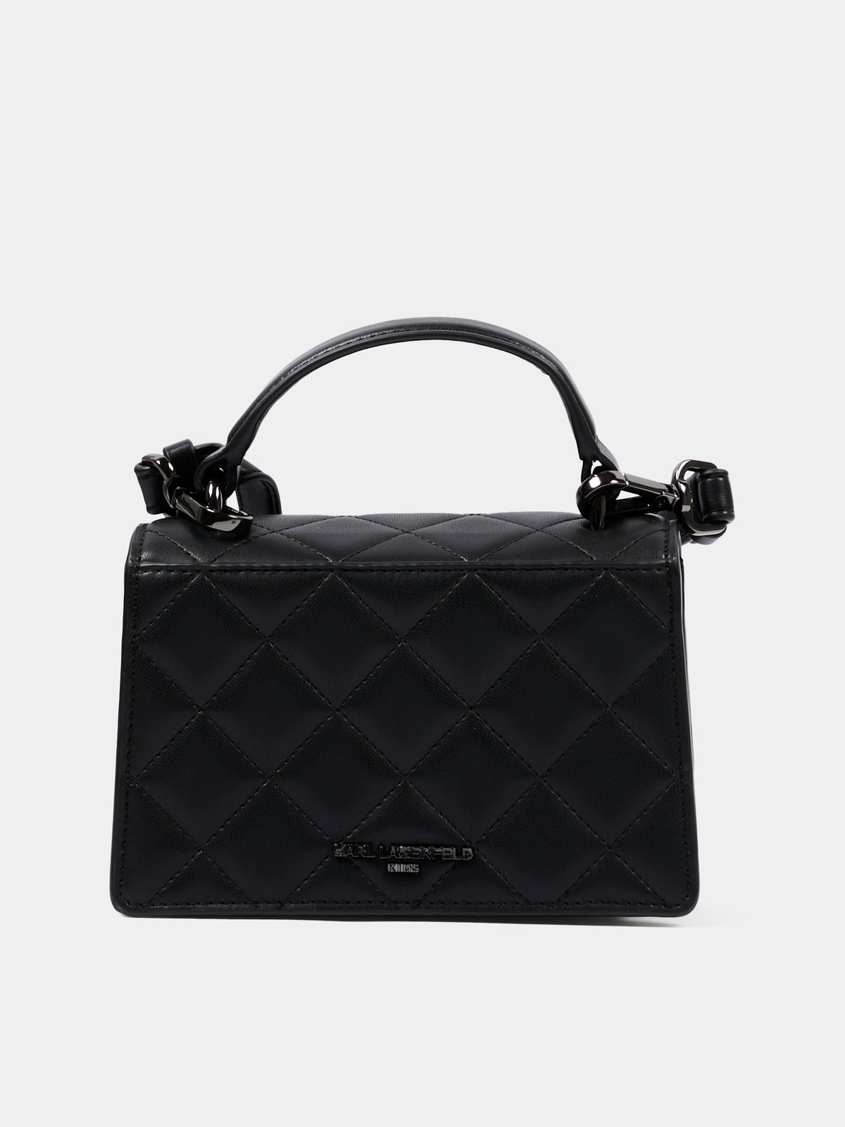 Borsa nera con Ikonik Karl,Karl Lagerfeld Kids,Z31433 09B