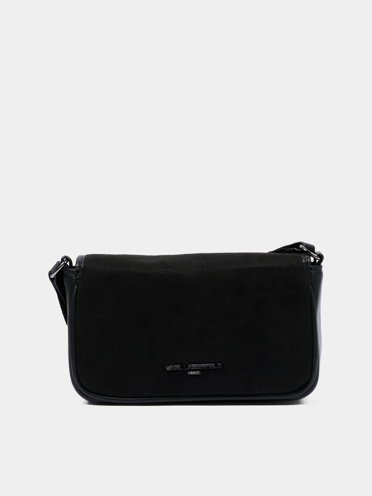 Borsa nera per bambina con logo,Karl Lagerfeld Kids,Z31437 09B