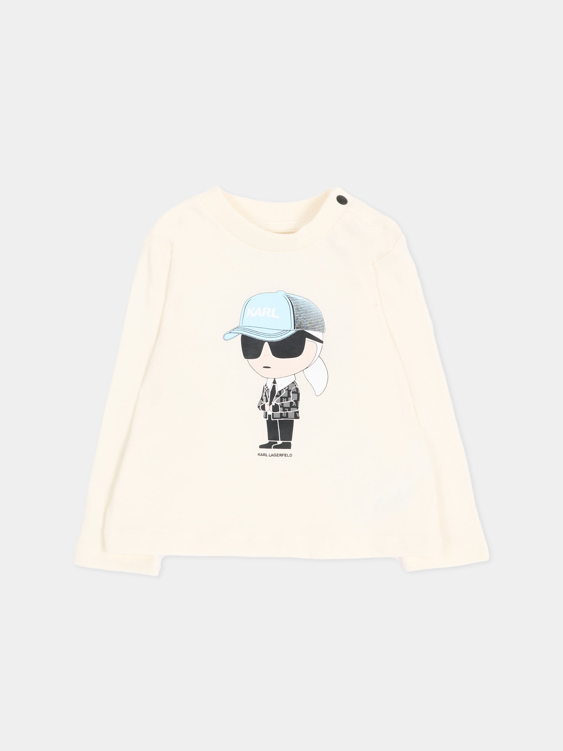Completo sportivo lungo multicolor per neonato con logo,Karl Lagerfeld Kids,Z31484 M41