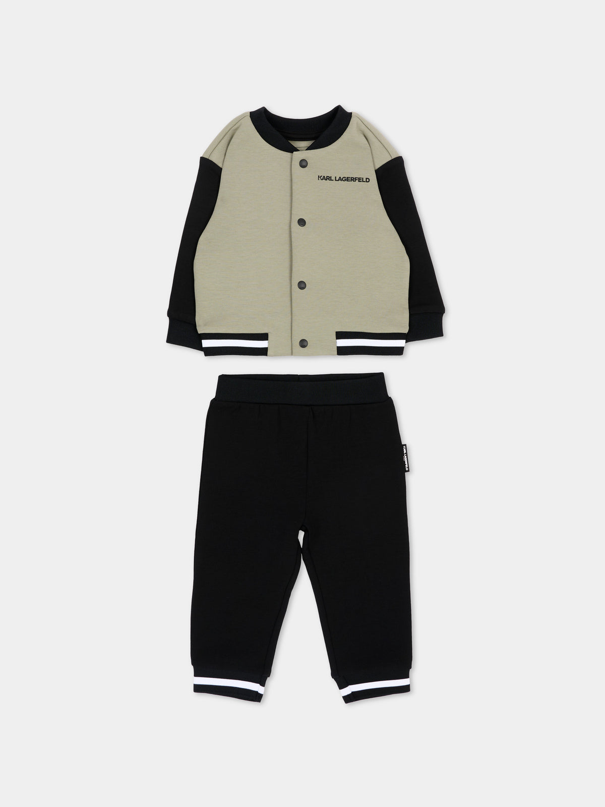 Completo sportivo multicolor per neonato con logo,Karl Lagerfeld Kids,Z31492 U60