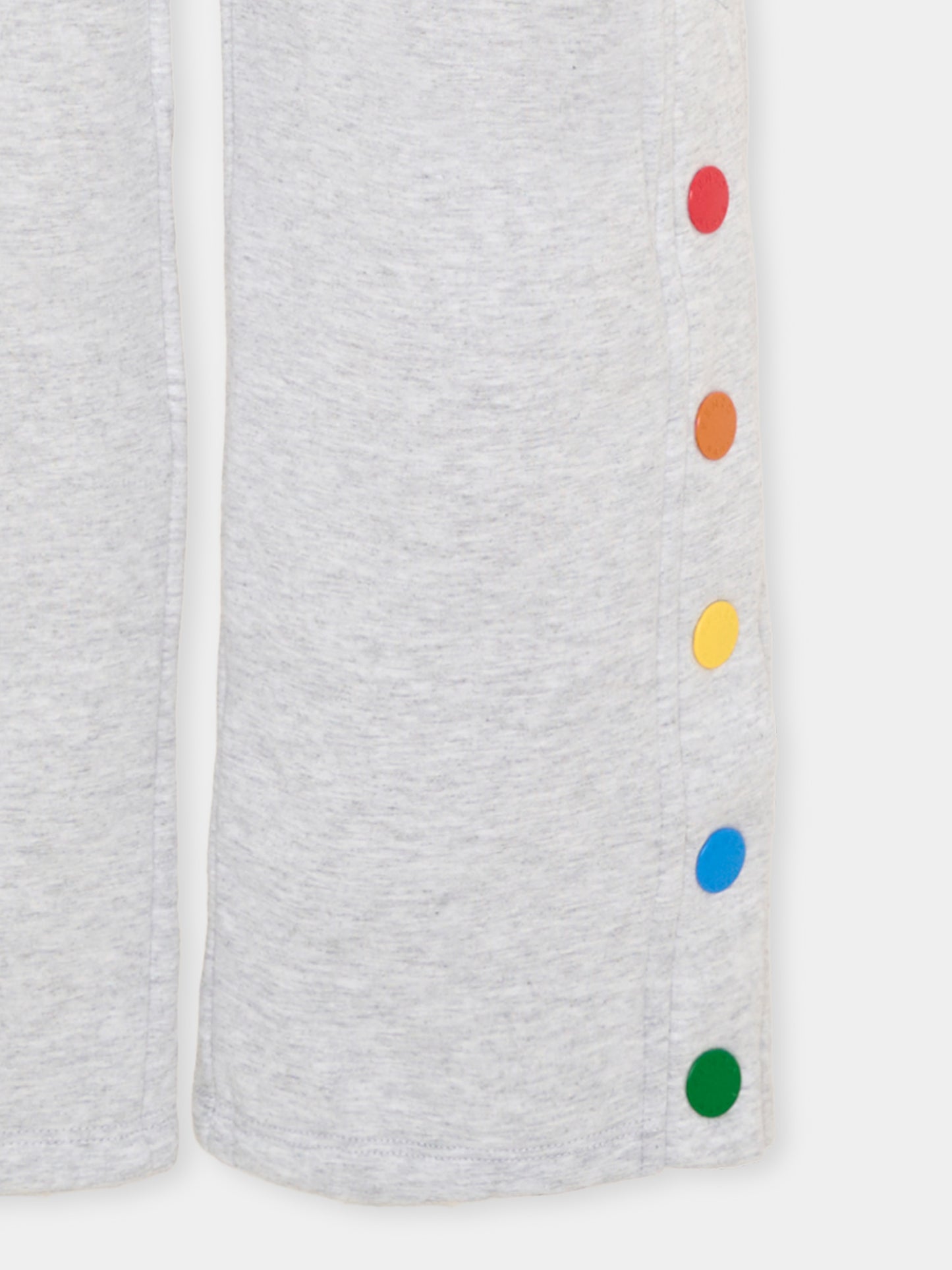 Pantaloni sportivi grigi per bambini con logo,Kenzo Kids,K61921 A32