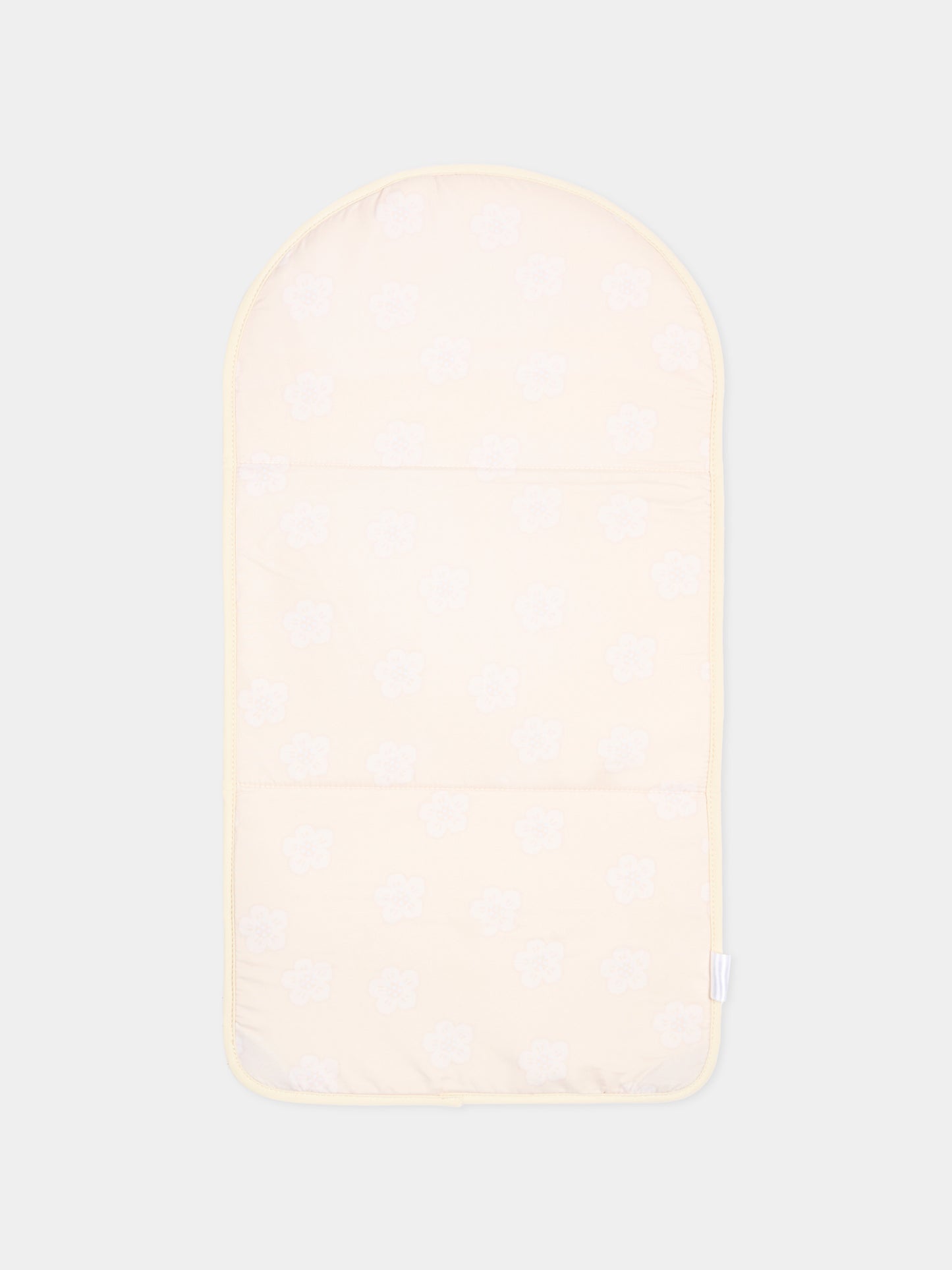 Borsa mamma beige per neonata con logo,Kenzo Kids,K62075 21G