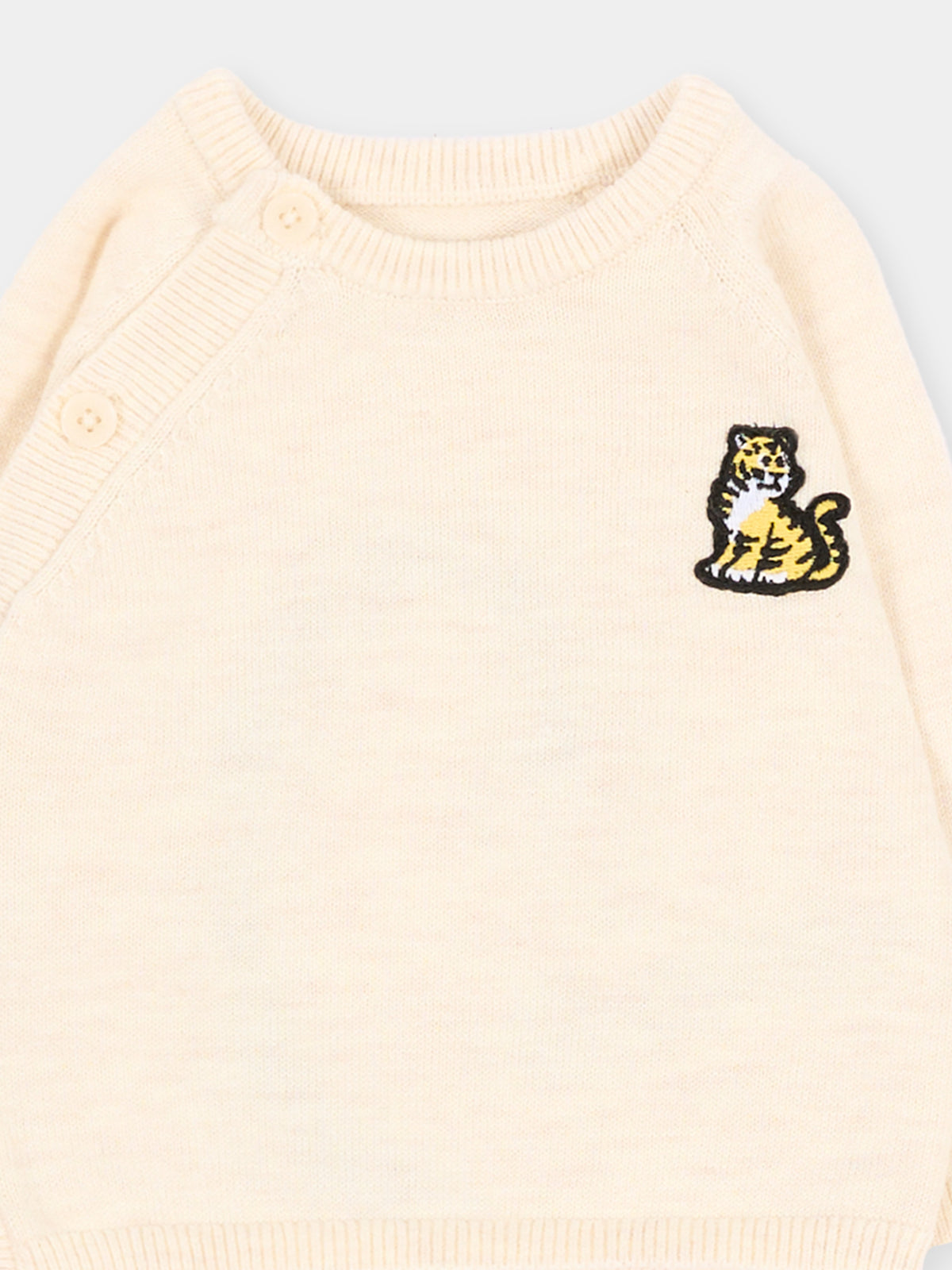 Completo nascita avorio per neonato,Kenzo Kids,K62078 C17