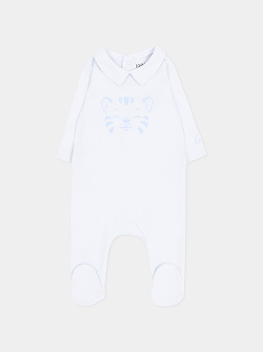 Tutina celeste per neonato Tiger,Kenzo Kids,K62085 77M